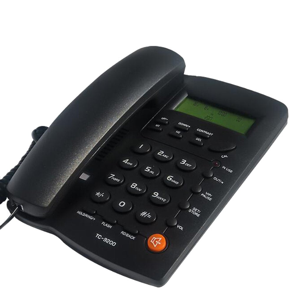 Kerlitar Kp032B Corded Phone With Speakerphone Home Office Landline Telephone With Caller Id Desk Phone With Alarm Clock Calcul