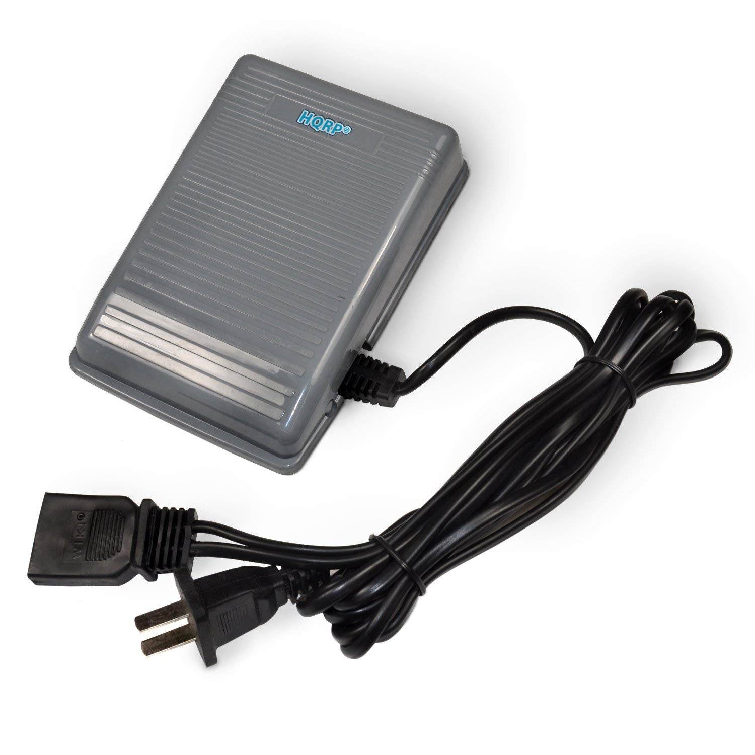 Hqrp Foot Controller Compatible With Euro Pro 415, 416, 420, 440Dx, 6130, 7100, 7132, 7133, 7142, 8260, 8135H, 9000 Sewing Machine Pedal Power Cord