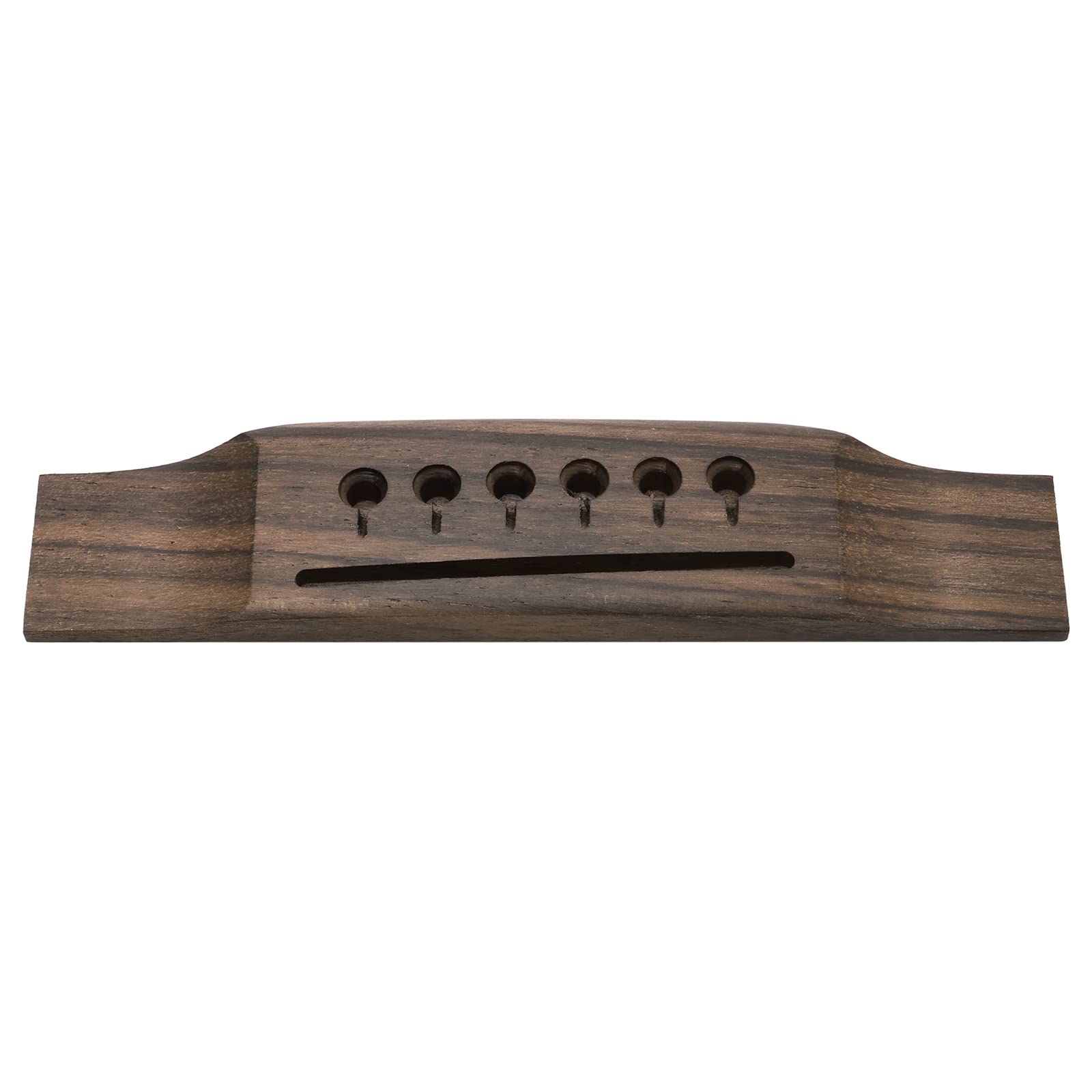 Unxuey 6 String Acoustic Guitar Wooden Bridge Rosewood Guitar Bridge (Saddle Slot Is 72Mm (2 53/64'') Length)