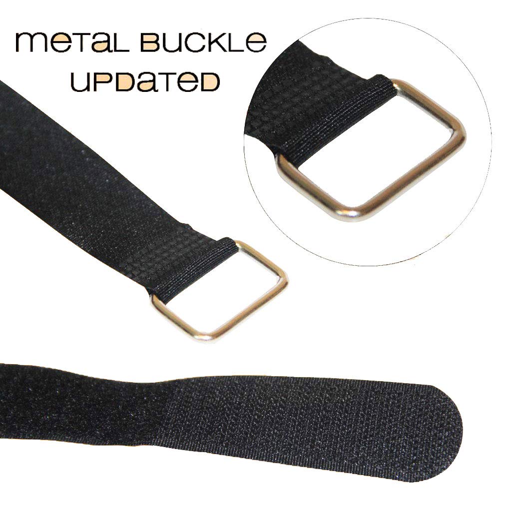 Fommen Hook And Loop Straps 10 Pack 50 Inch Straps,Reusable Cable Strap,Management Adjustable Multipurpose Hook And Loop Securin