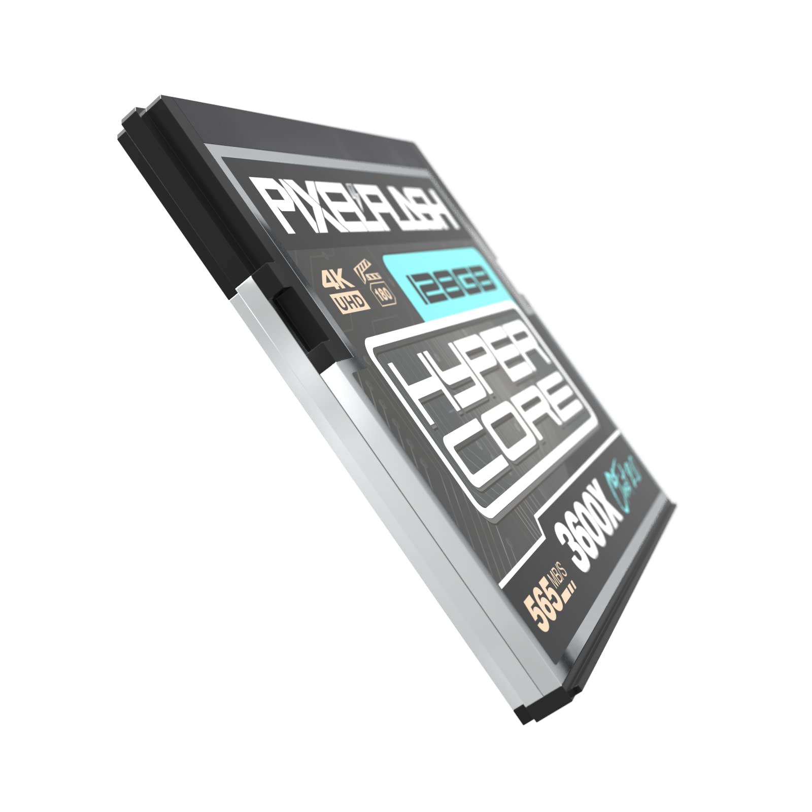 128Gb Pixelflash Cfast 2.0 Card 3600X Hypercore 565Mb/S Sata3 Vpg180 C Fast Card Compatible W/Dslr Cinematic Video & Photo Cams Lab Tested & Certified Flash Memory 128 Gb 2024 Model