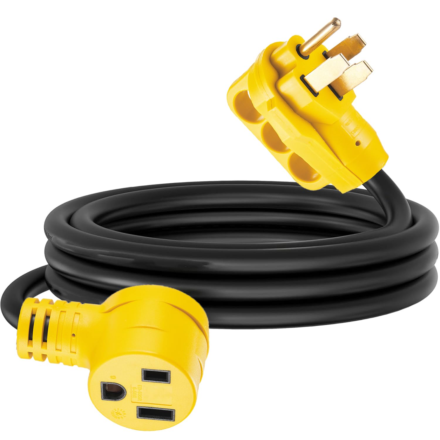Suplevel 6 Awg Welder Adapter Cord 10 Ft, Heavy Duty Nema 14 50P Male To 6 50R Female Extension Cord, Stw 6Awg/3C 50 Amp 250 Vol