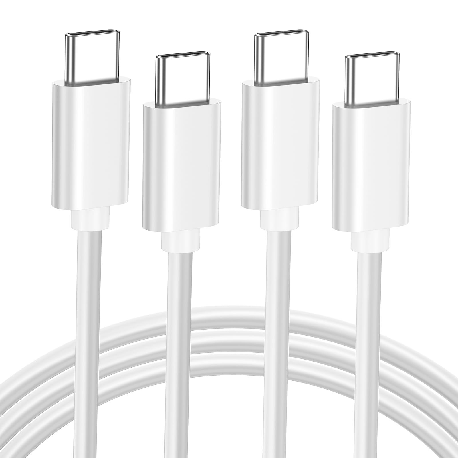 Usb C To Usb C Monitor Cable 2 Pack 6.6Ft, 4K@60Hz Usb C 3.2 Gen 2X2 Cable, 100W 20Gbps Data Transfer, Usb C Video Cable For App