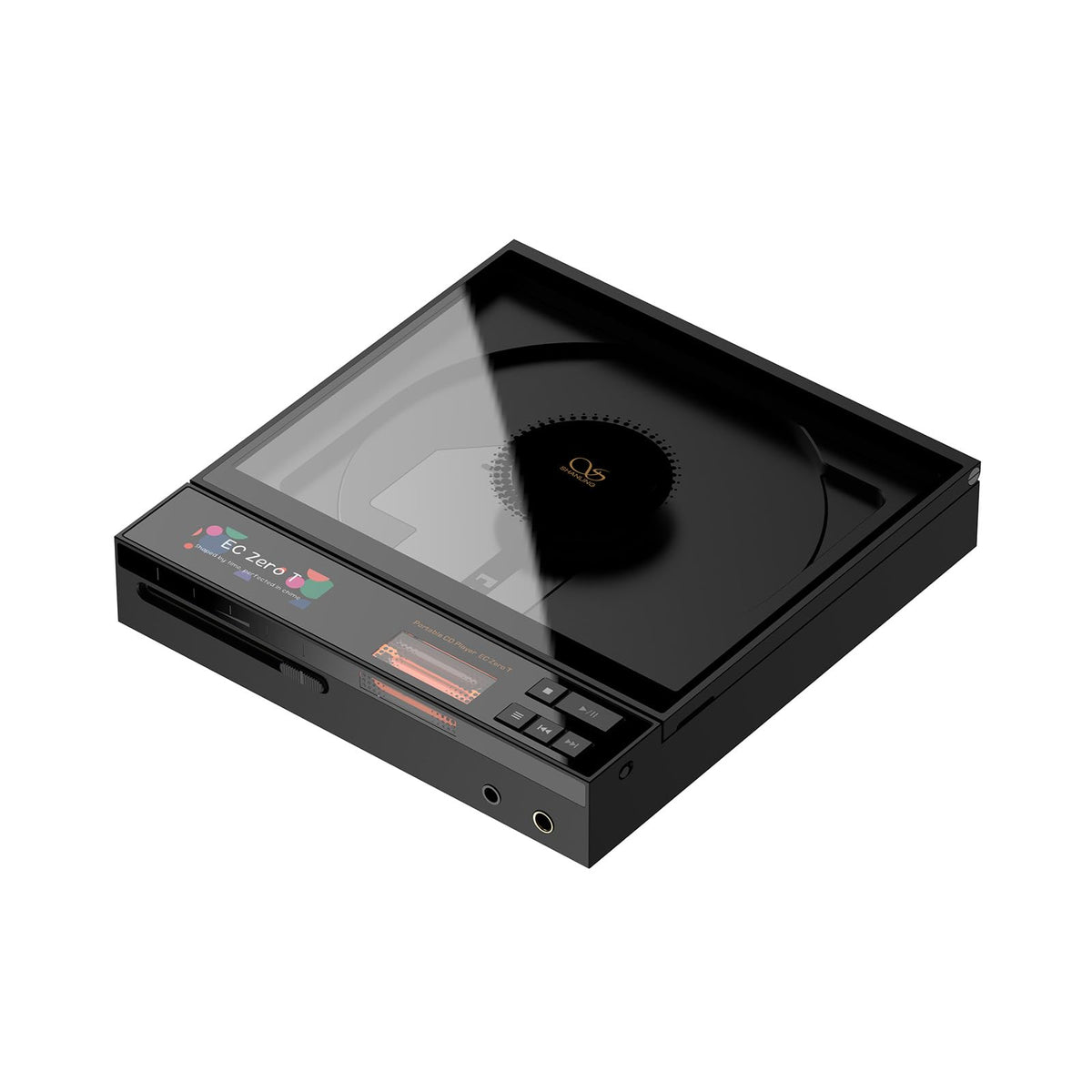 Shanling Ec Zero T Portable Hifi Cd Player,The First R2R Dac+Dual Jan6418 Tubes Cd Player,768Khz/32Bit,Dsd512,Support Hd Bluetoo