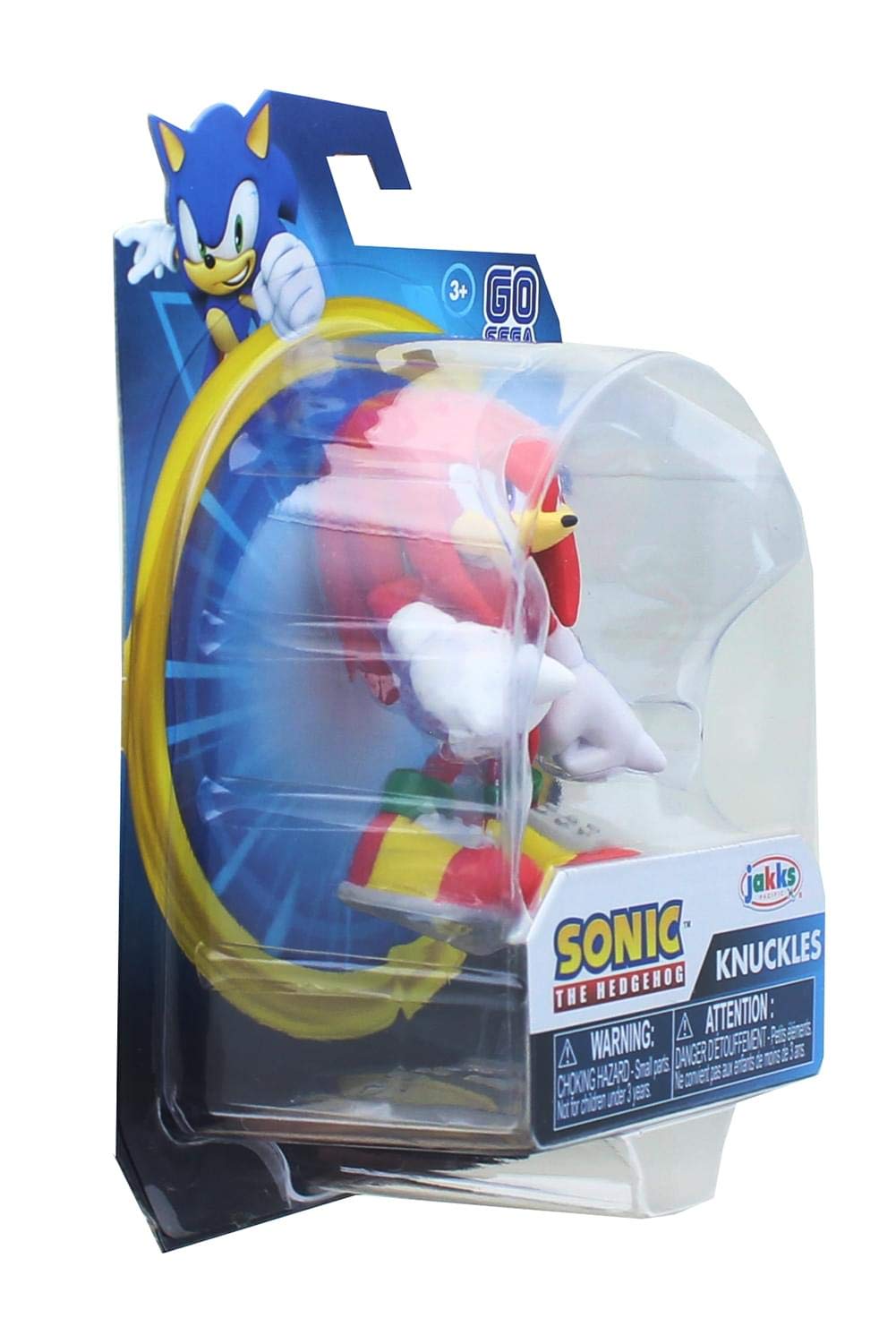 Sonic The Hedgehog Action Figure 2.5 Inch Knuckles Collectible Toy, Red