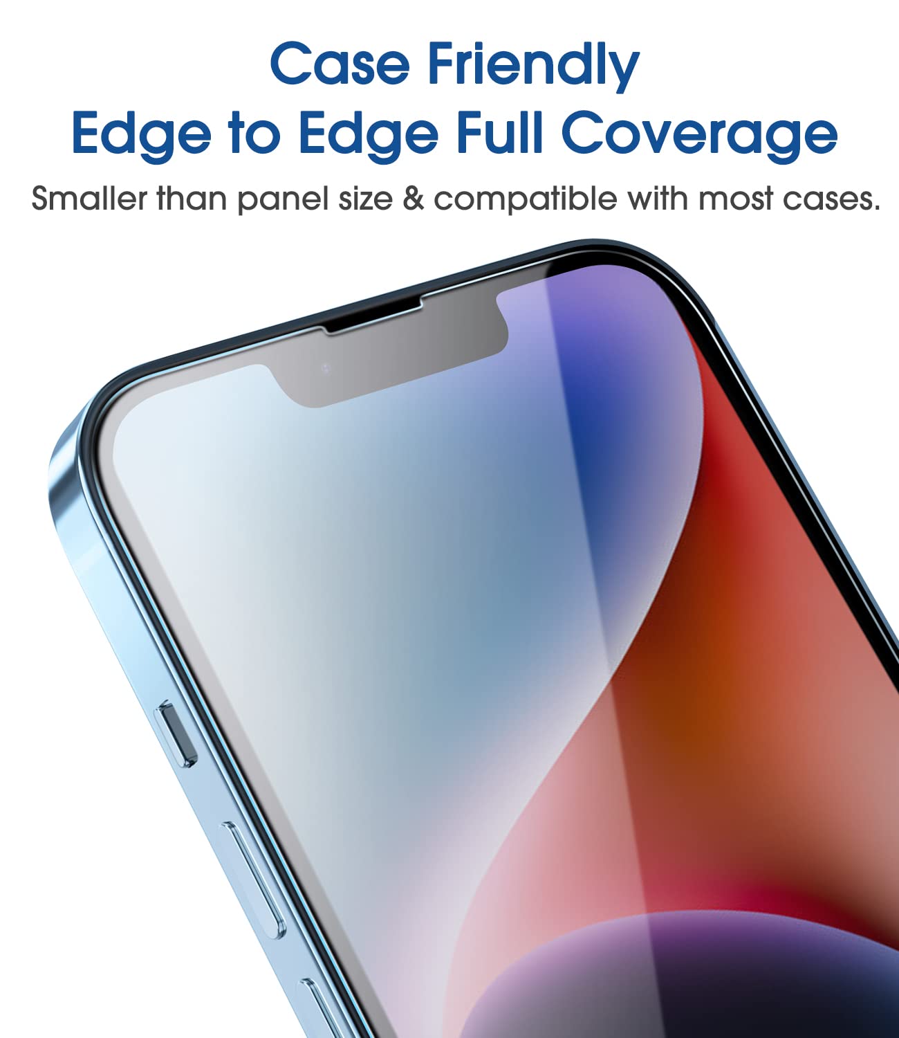 Amfiim Tempered Glass Screen Protector For Iphone 14 6.1''/Iphone 13/Iphone 13 Pro 6.1'', Easy Onetouch Installation, Auto Align