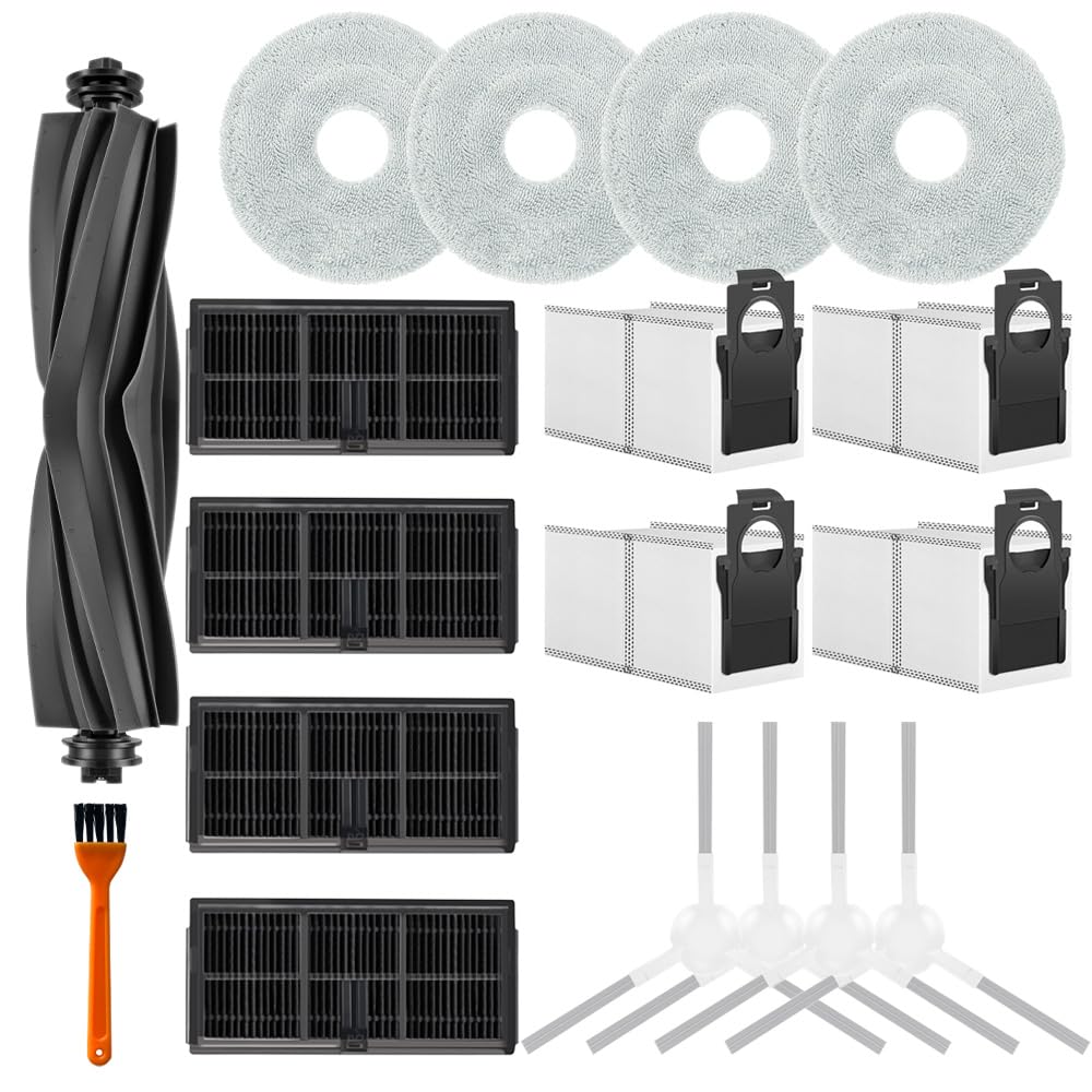 L10s Ultra gen 2 Replacement Parts Accessories Compatible with Dreame L10s Ultra Gen 2 Robot Vacuum Cleaner, Including 1 Main Br