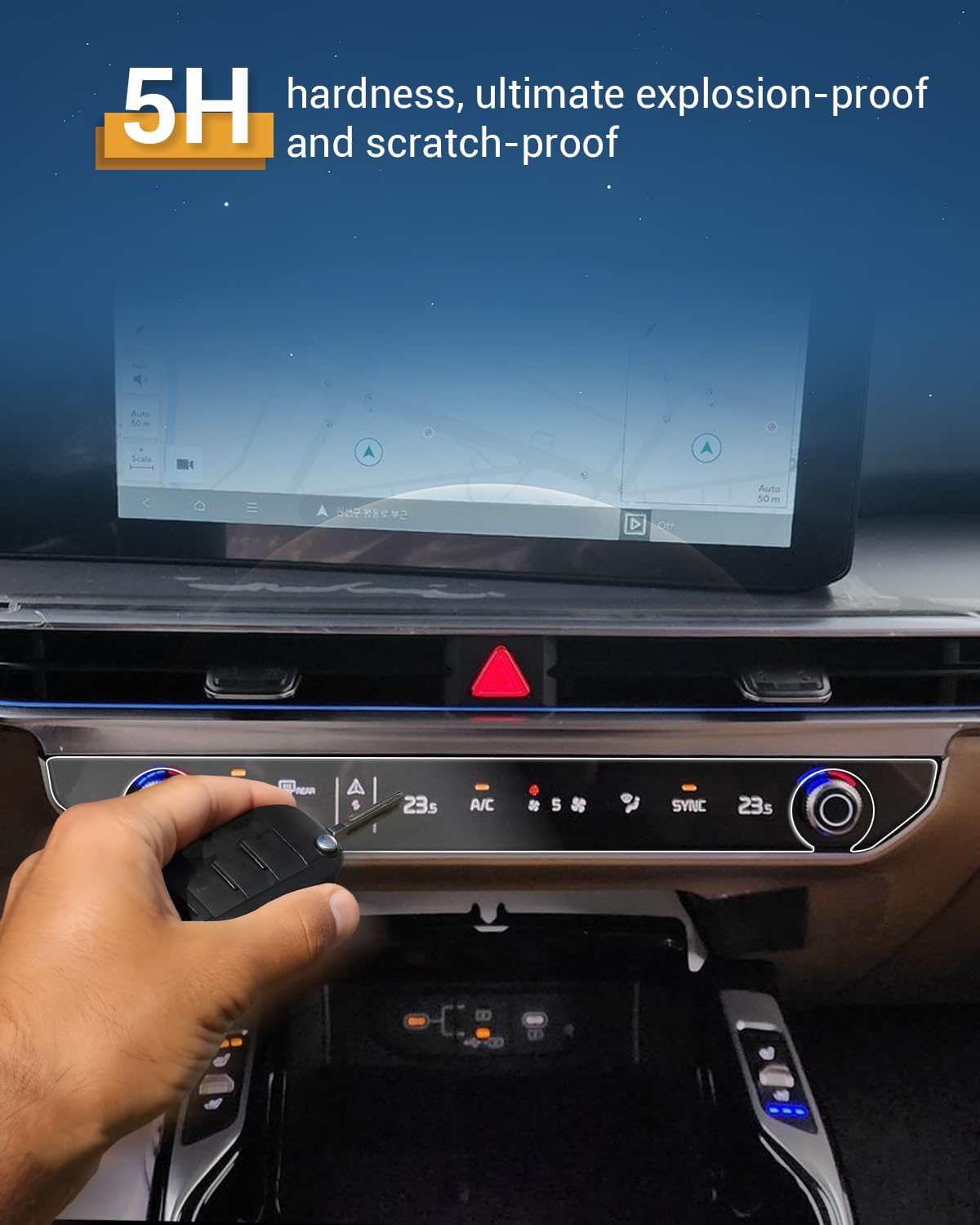 Yee Pin Kia Sorento Screen Protector For 2024/2025 Accessories   Lx/S/Ex Line; Touch Screen Cover 2Pack