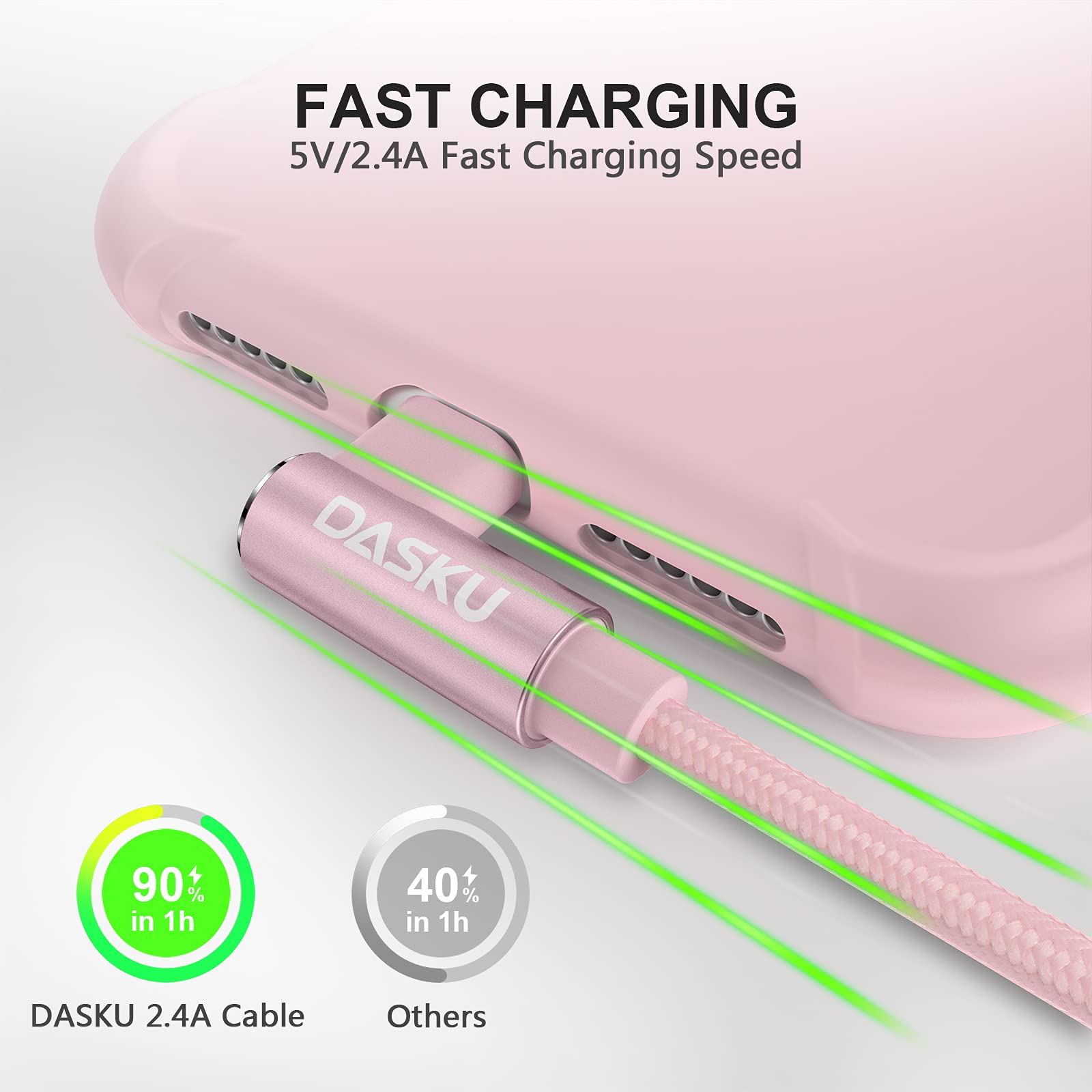 2 Pack 90 Degree Iphone Charger 10Ft Mfi Certified Lightning Cable Right Angle Long Nylon Briaded Cord Compatible With Apple Iph