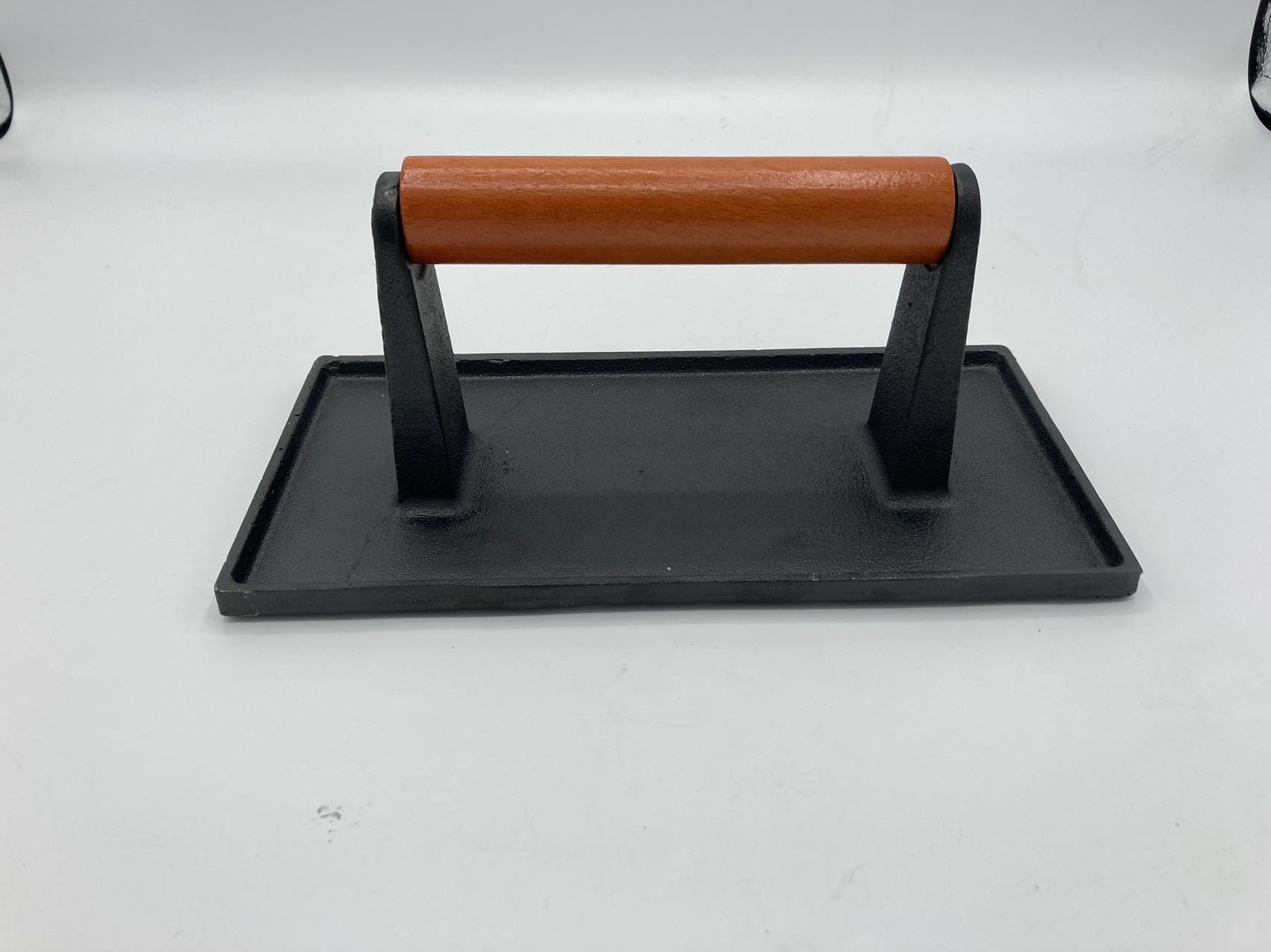 vivicreate Bacon Press, Griddle Press, Grill Press, Meat Press, cast Iron Grill Press, cast Iron Griddle, Iron Press, cast Iron 