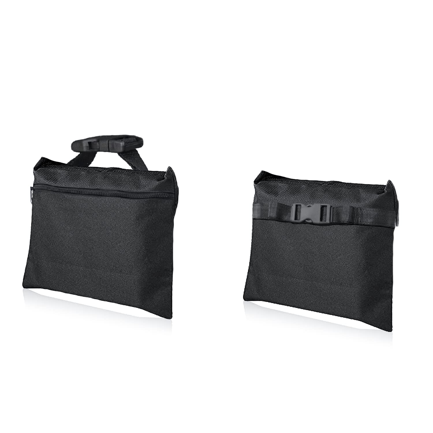 2 Packs Sandbags, Heavy Duty Sand Bags, Sand Bags Heavy Duty With Zipper And Buckle Straps For Support Light Stand