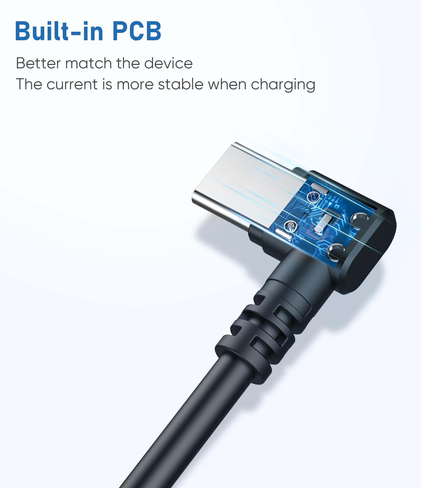 Yqmajim Dash Cam Power Cord,(10Ft Usb Type C) Thicker Usb C 90 Degree Charger Cable With Magnetic Ring, Car Mirror Camera Chargi