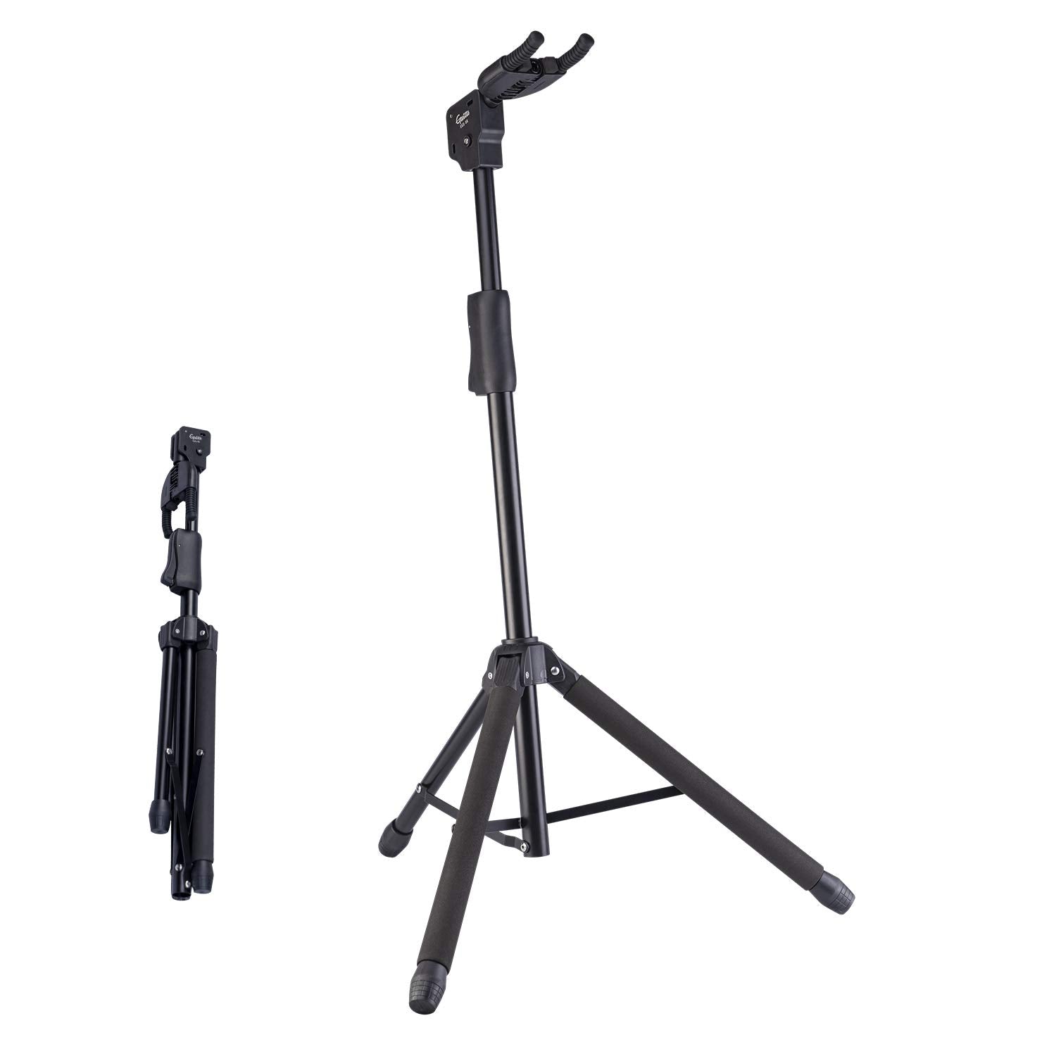 Guitto Guitar Stand   Universal Portable Guitar Stand Adjustable Folding Hanging Guitar Floor Stands Extended Height Tripod Guit