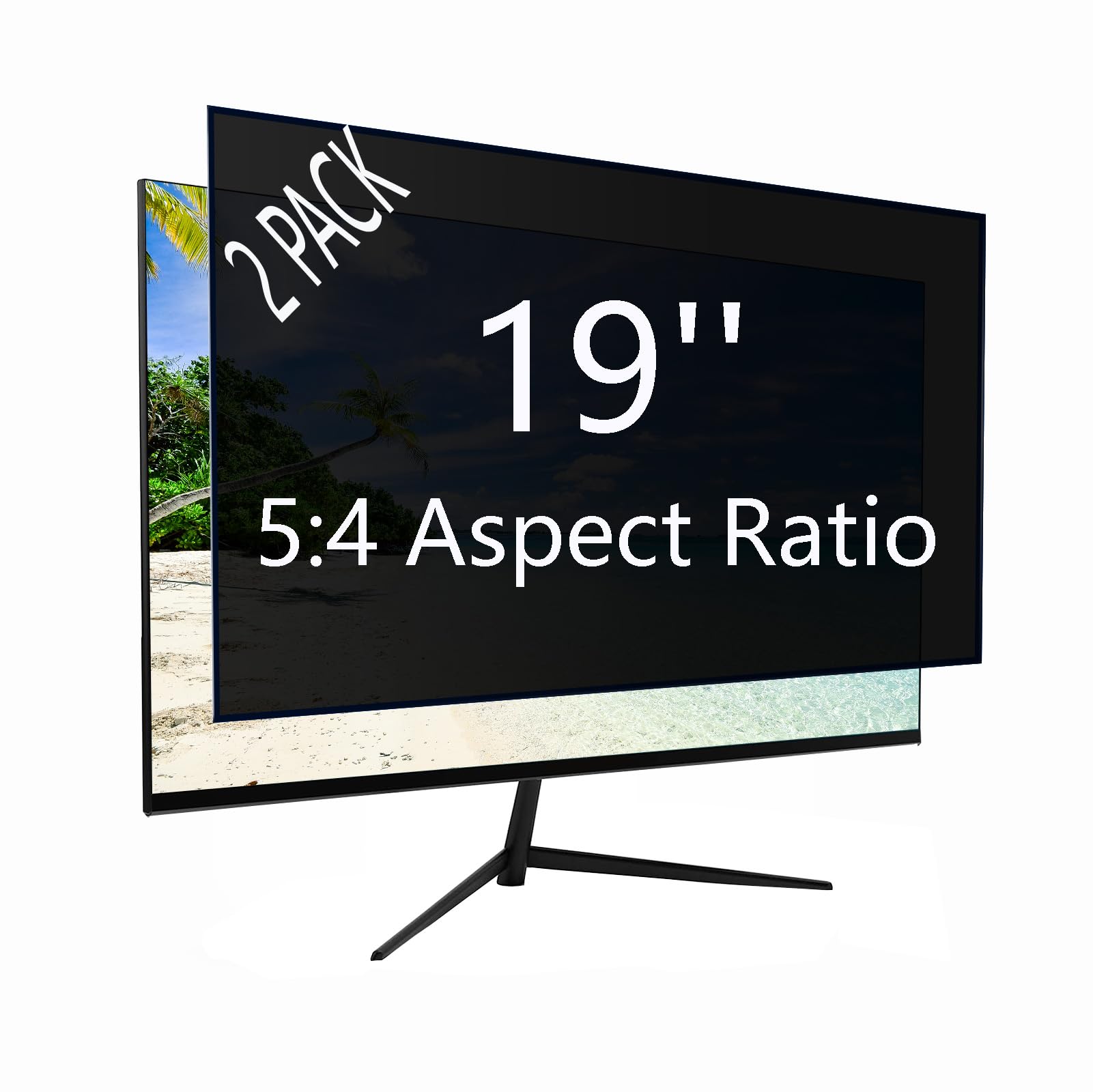 Ceydebne 19 Inch Privacy Screen For Monitor With 5:4 Widescreen Monitor [2 Pack], Anti [Blue Light Screen Protector   Anti Glare