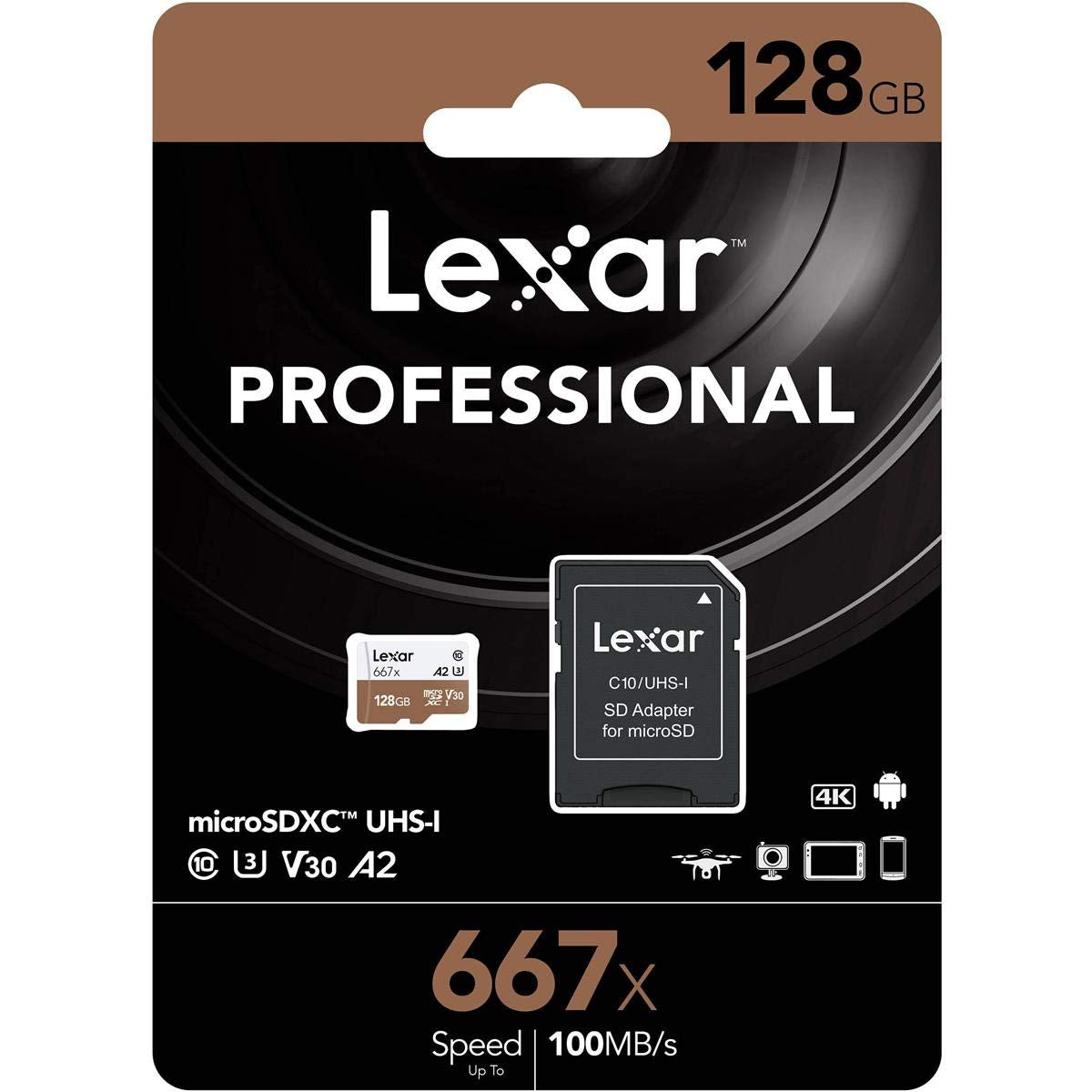 Lexar Professional 667X Video 128Gb Microsdxc Uhs I Card (Lsdmi128Vbna667A)