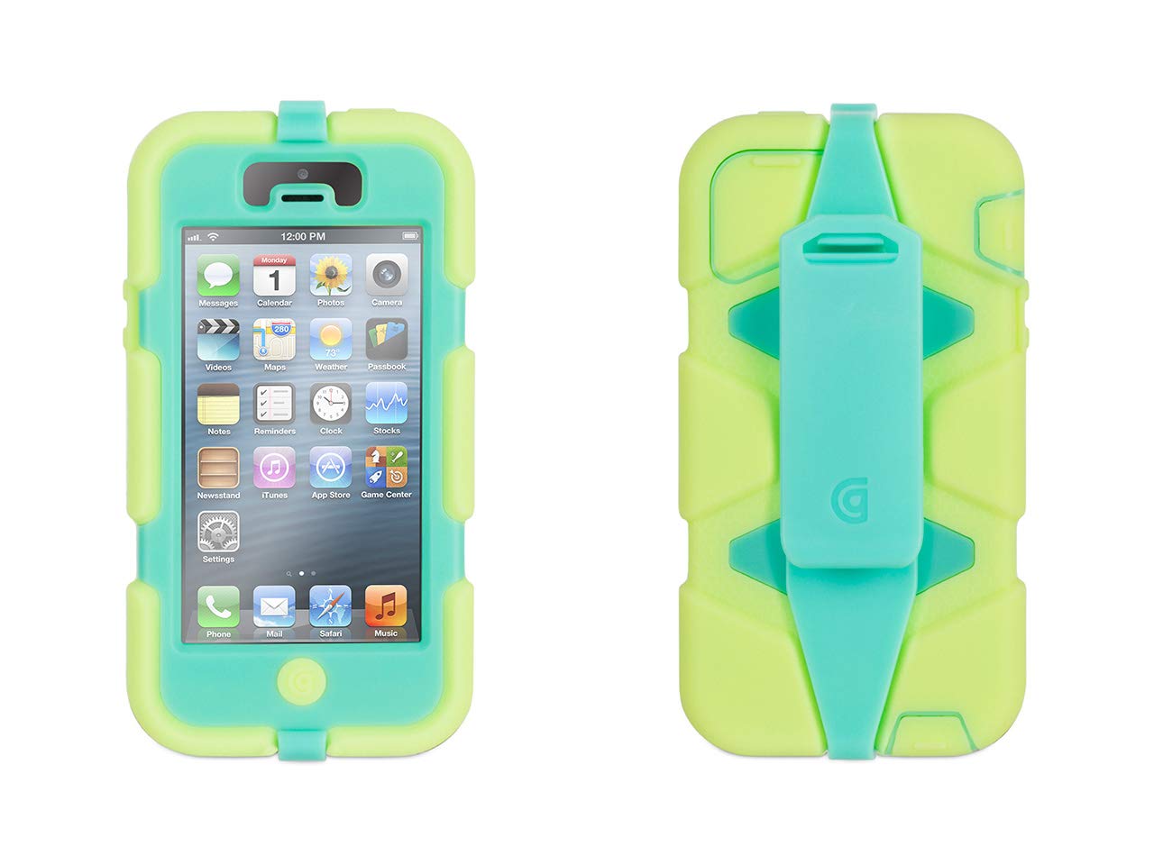 Griffin Survivor For Iphone 5, Lime/Mint   Ridiculously Over Engineered? Or The Perfect Case No Matter Where You'Re Headed?