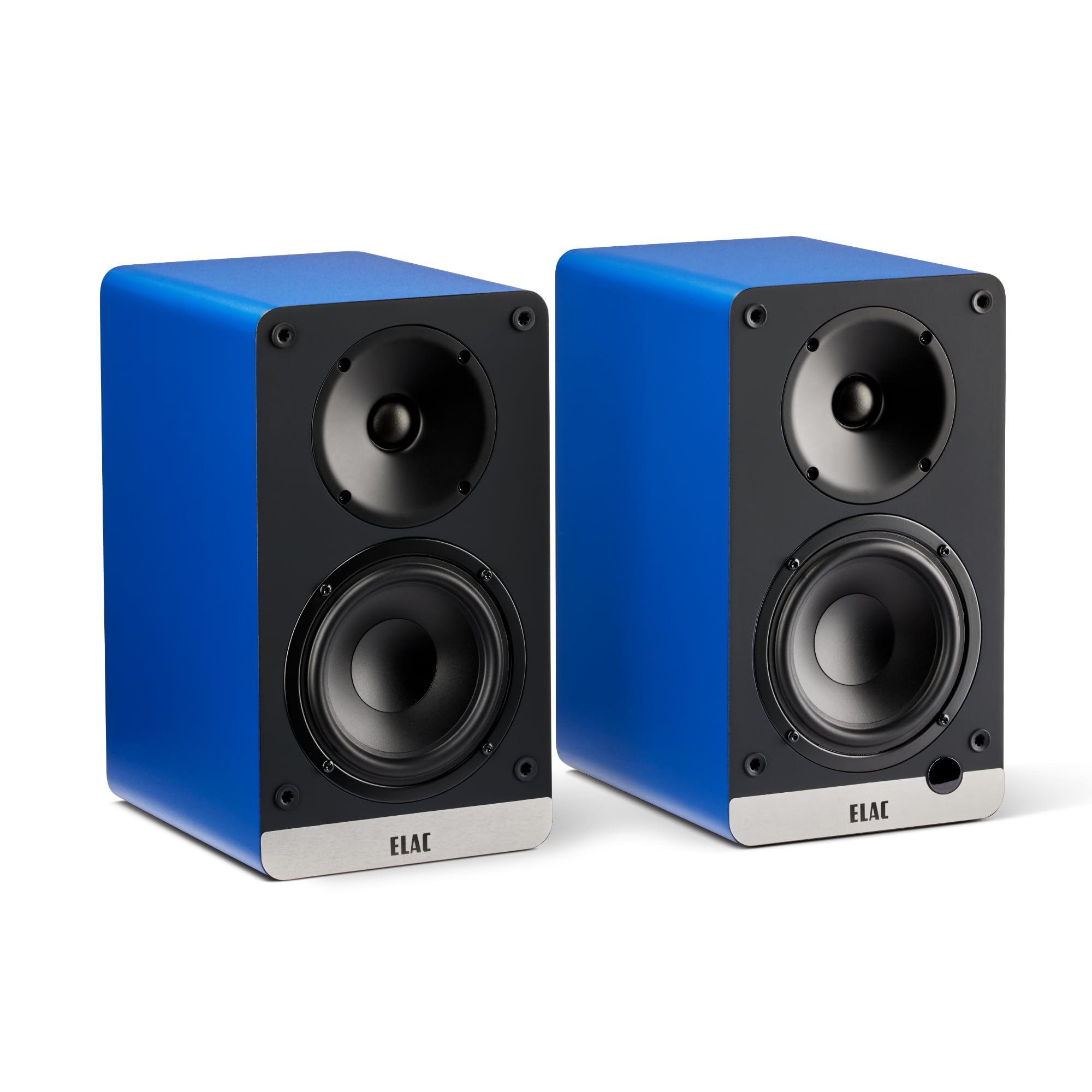 ELAC Debut ConneX 4-1/2 Powered Bookshelf Speakers with HDMI ARC, Pair of Bookshelf Speakers for Home Entertainment System, Blue