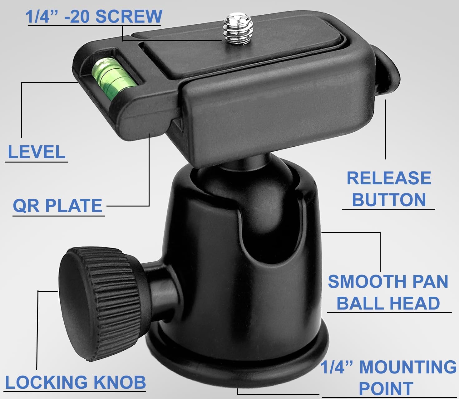 Acuvar Rotating Cell Phone Tripod Mount Adapter With Tripod Quick Release Ball Head 360 Rotatable For Universal Smartphone Samsu