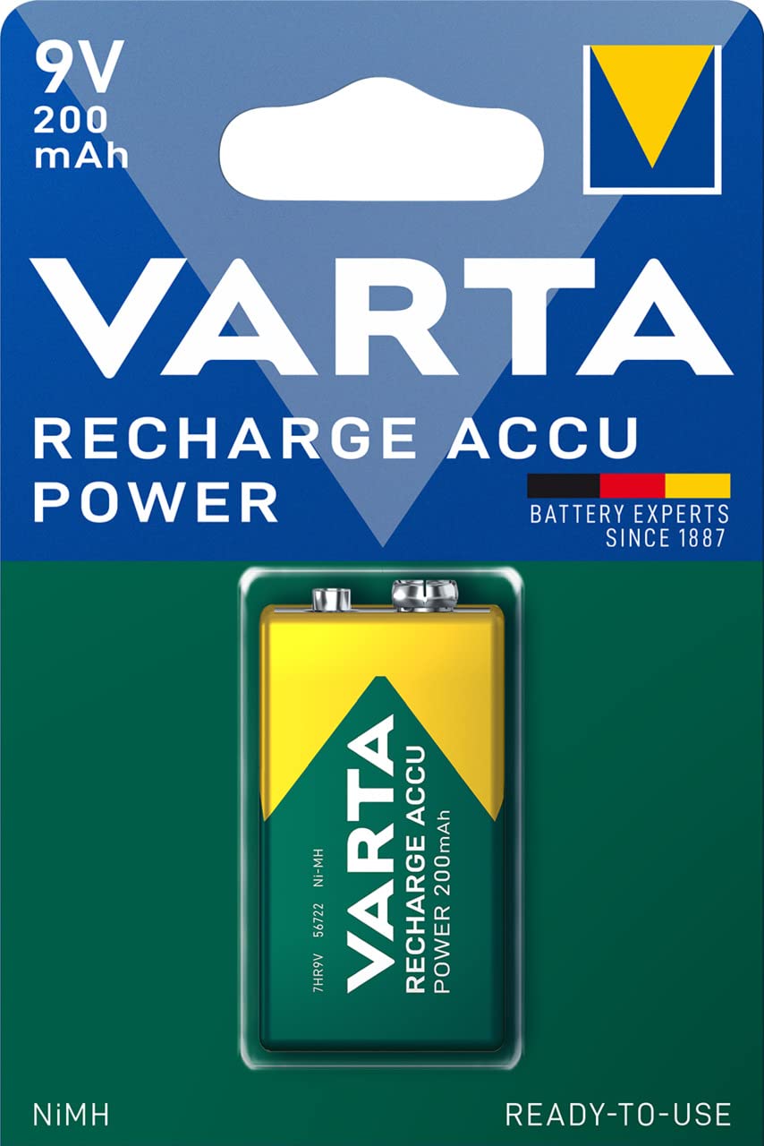 Varta 9V Nimh Rechargeable Battery