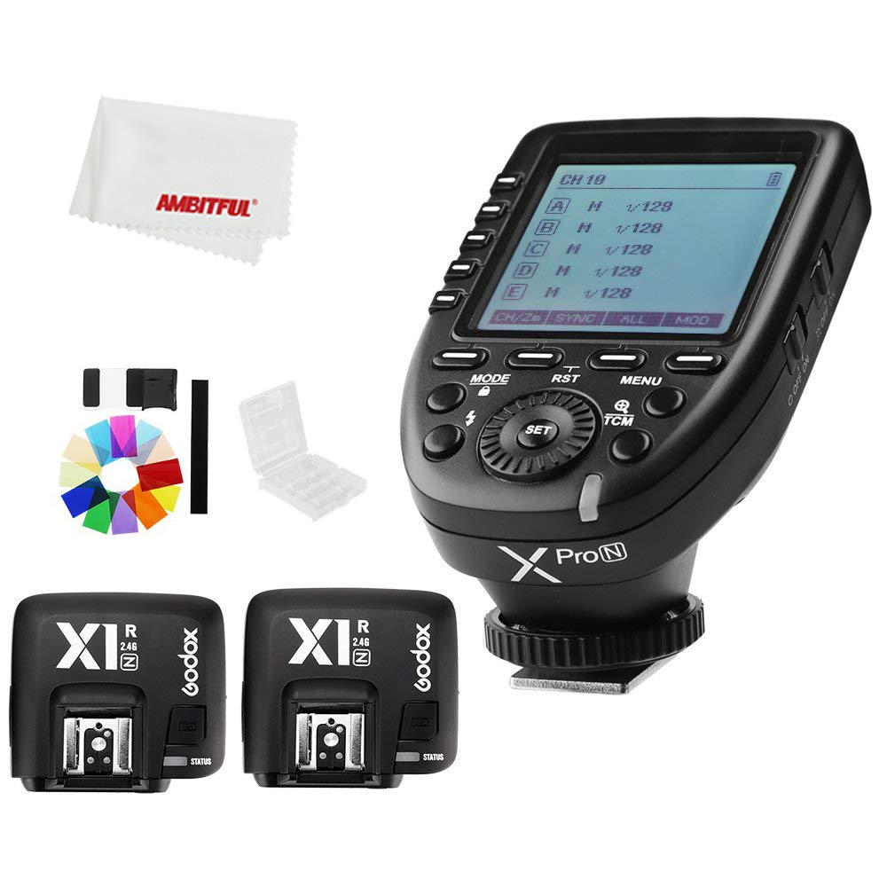 Godox Xpro N I Ttl Ii 2.4G X System Wireless Control Remote Trigger With 2X X1R N Controller Receiver Compatble For Flash