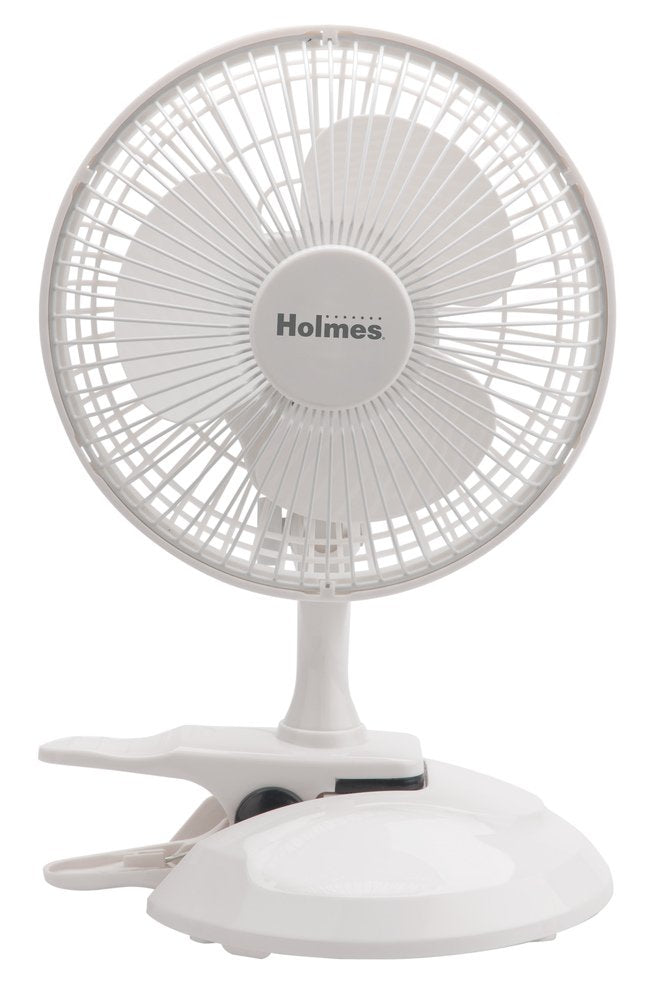 Holmes Convertible Desk & Clip Fan, White Hcf0611A Wm
