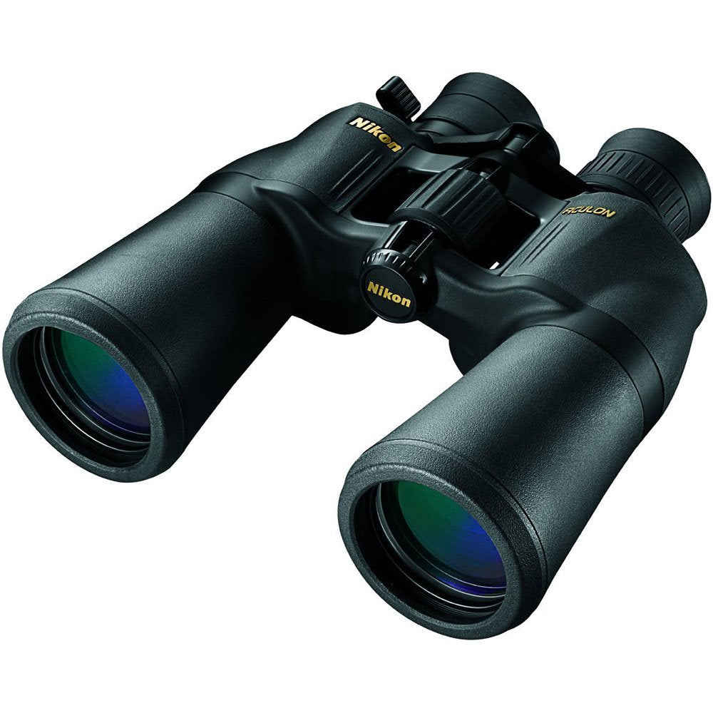 Nikon ACULON A211 10-22x50 Binocular | Multilayer coating, Porro prism Binocular with turn and slide eyecups, Tripod Adaptable |