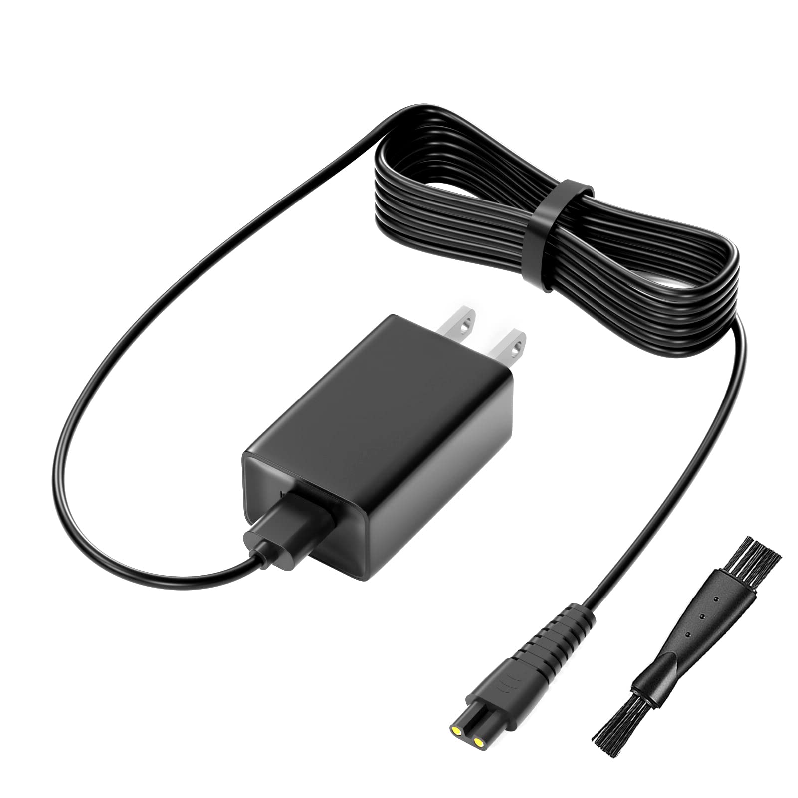 Vhbw Power Cord For Skull Shaver, Charger For Pitbull Gold Pro/Silver Pro/Platinum/Palm Beast Trimmer, Replacement Ac Power Adap