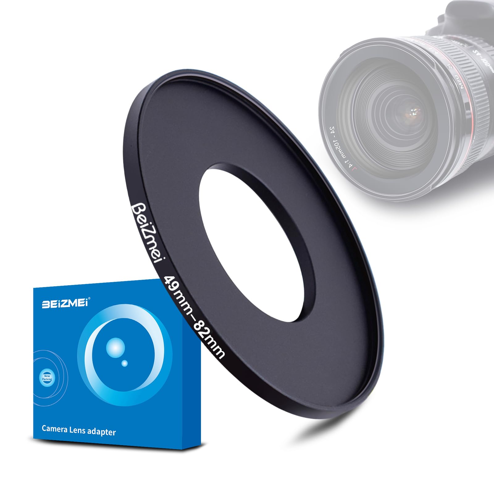 49Mm To 82Mm Camera Filters Ring,Filters Ring Compatiable All Brands 49Mm Lens To 82Mm Uv Nd Cpl Camera Filter Accessory.Made Of