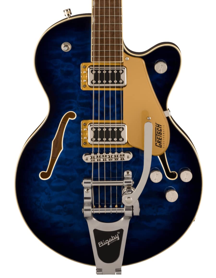 Gretsch G5655T Qm Electromatic Center Block Jr. Quilt Semi Hollowbody Electric Guitar   Hudson Sky