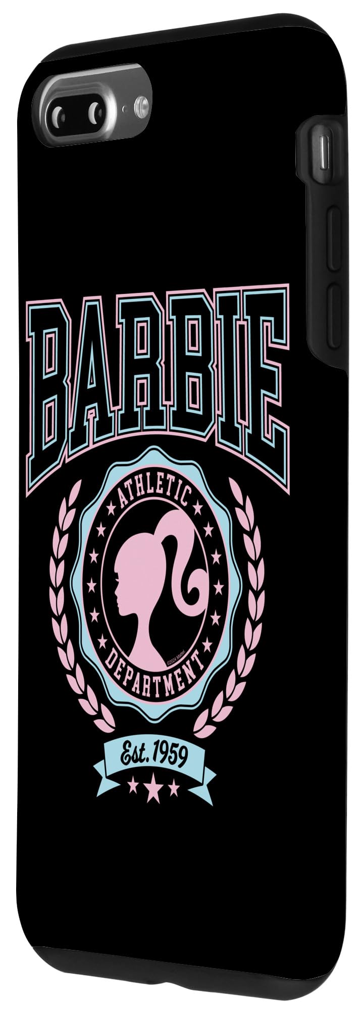 Iphone 7 Plus/8 Plus Barbie   Varsity Athletic Department Silhouette Logo Case