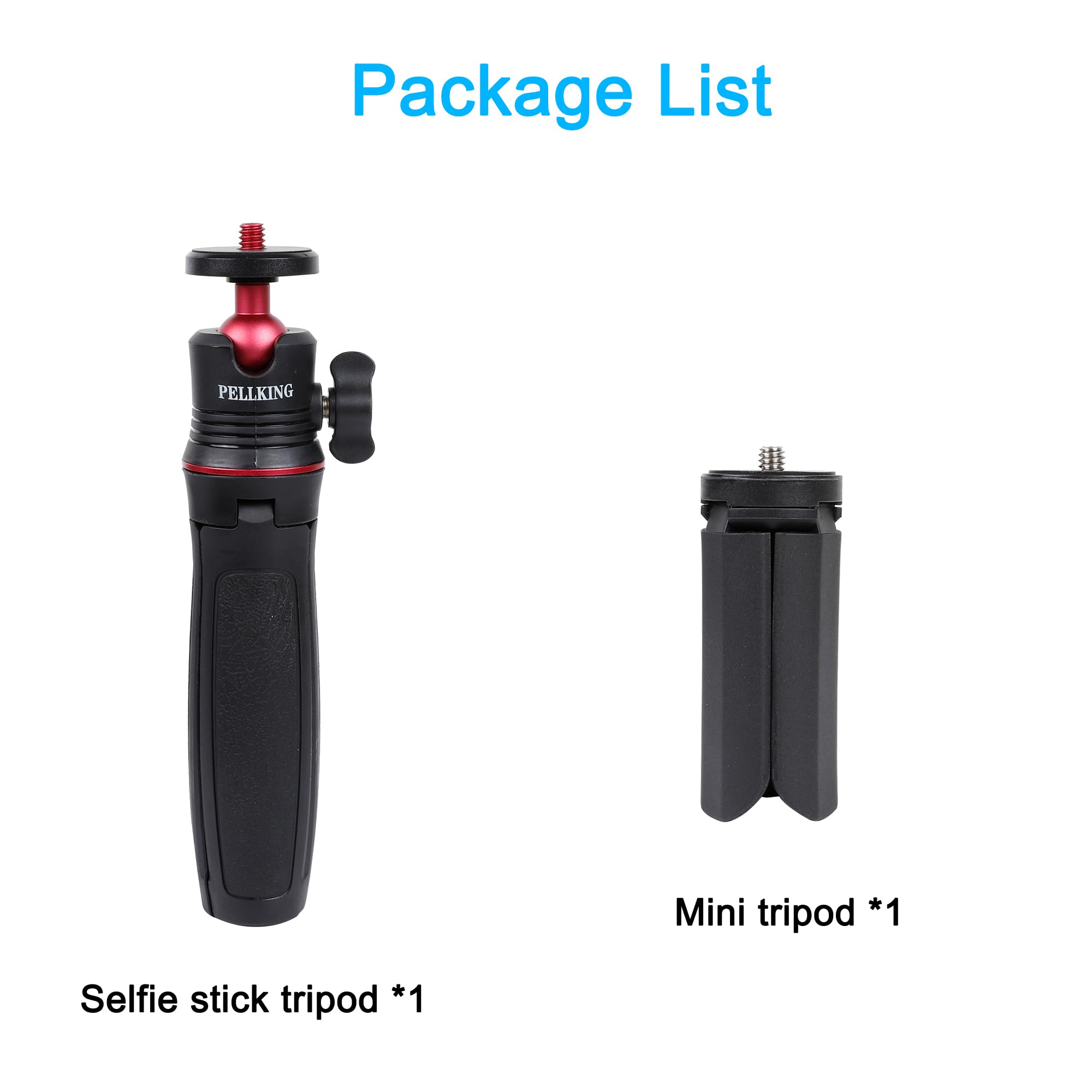 Pellking Tabletop Tripod And Selfie Stick Tripod Kit For Dji Osmo Pocket 3 2 Camera