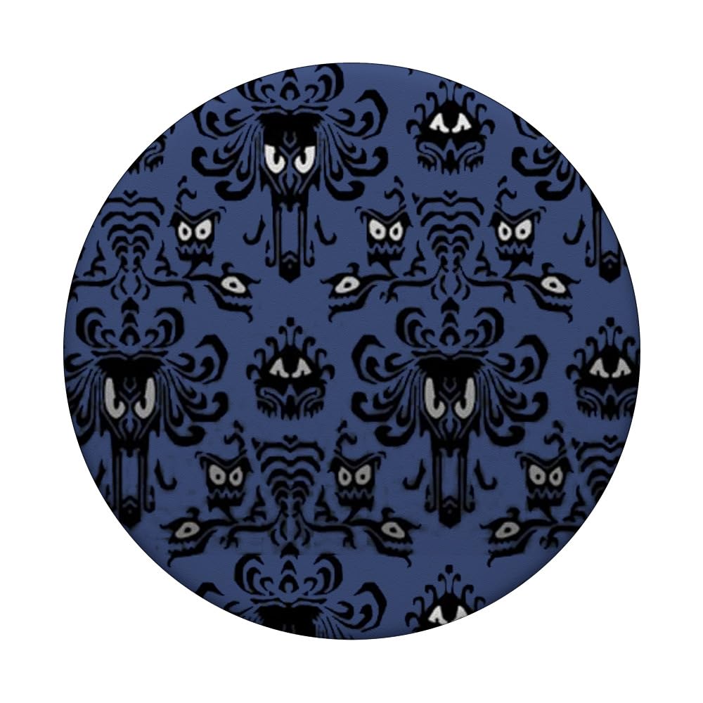 Spooky Wallpaper Halloween Pattern Purple Popsockets Popgrip: Swappable Grip For Phones & Tablets Popsockets Standard Popgrip