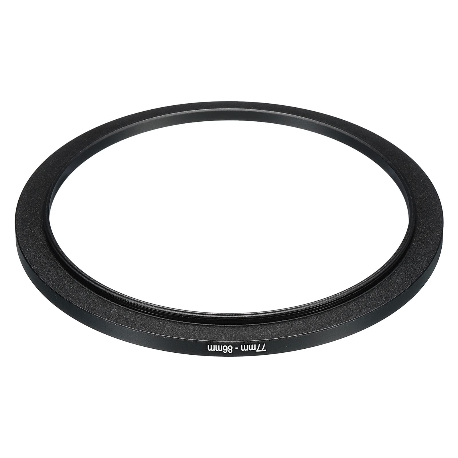 Patikil 77Mm 86Mm Metal Step Up Ring, Camera Lens Filter Adapter Ring Aluminum Filter Adapter Ring For Camera Lenses Hood, Black