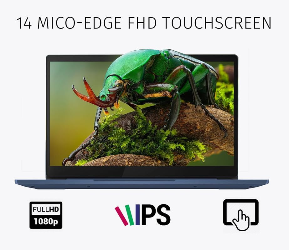 Lenovo Chromebook 14 Touchscreen Slim Laptop Business Student, 8-Core Mediatek Kompanio 520, 4Gb Ram, 128Gb Storage (64Gb Emmc+6