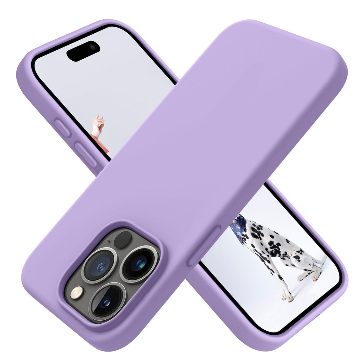 Otofly Compatible With Iphone 15 Pro Max Case, Silicone Shockproof Slim Thin Phone Case For Iphone 15 Pro Max (6.7 Inch), (Light
