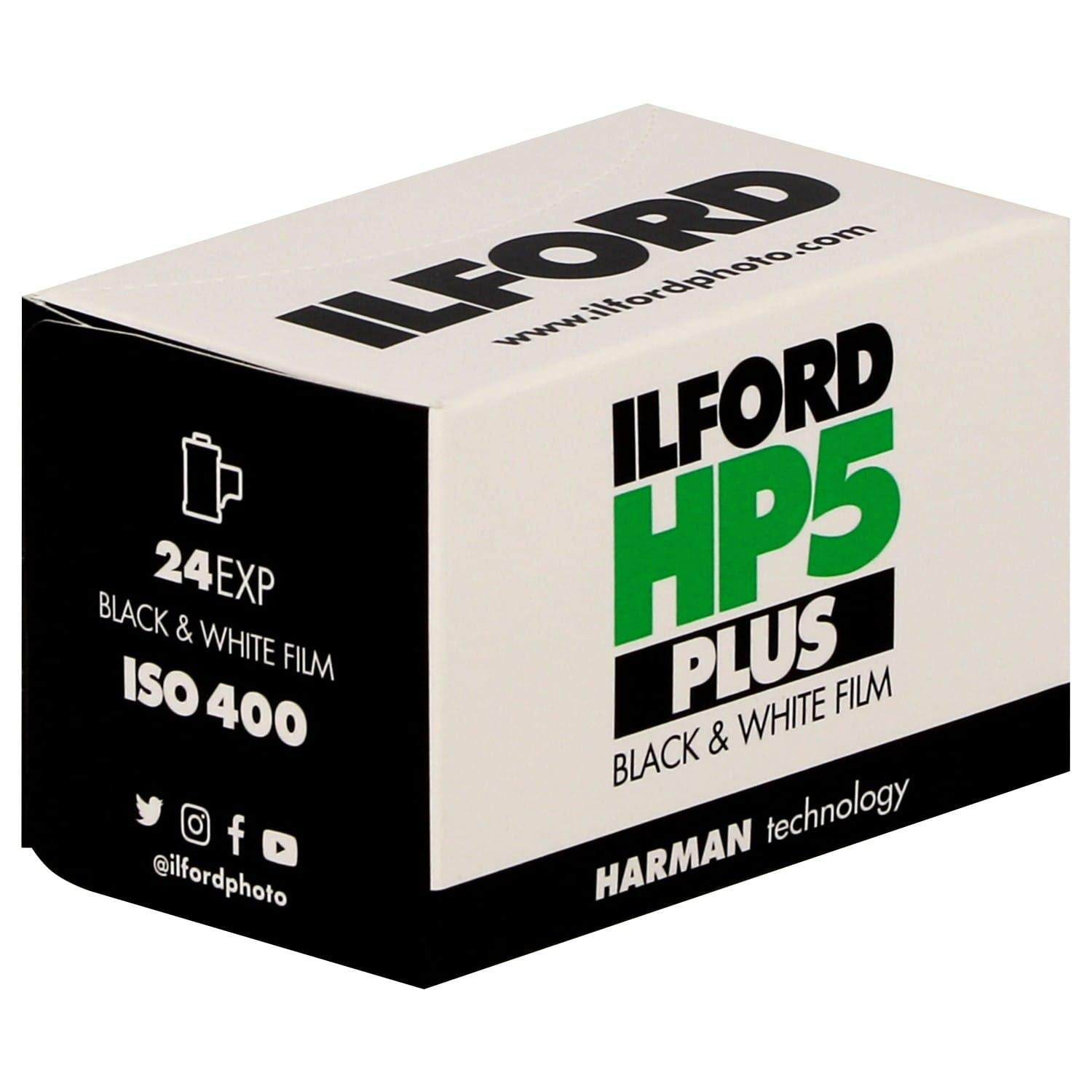 Ilford Hp5 Plus, Black And White Print Film, 135 (35 Mm), Iso 400, 24 Exposures (1700646)