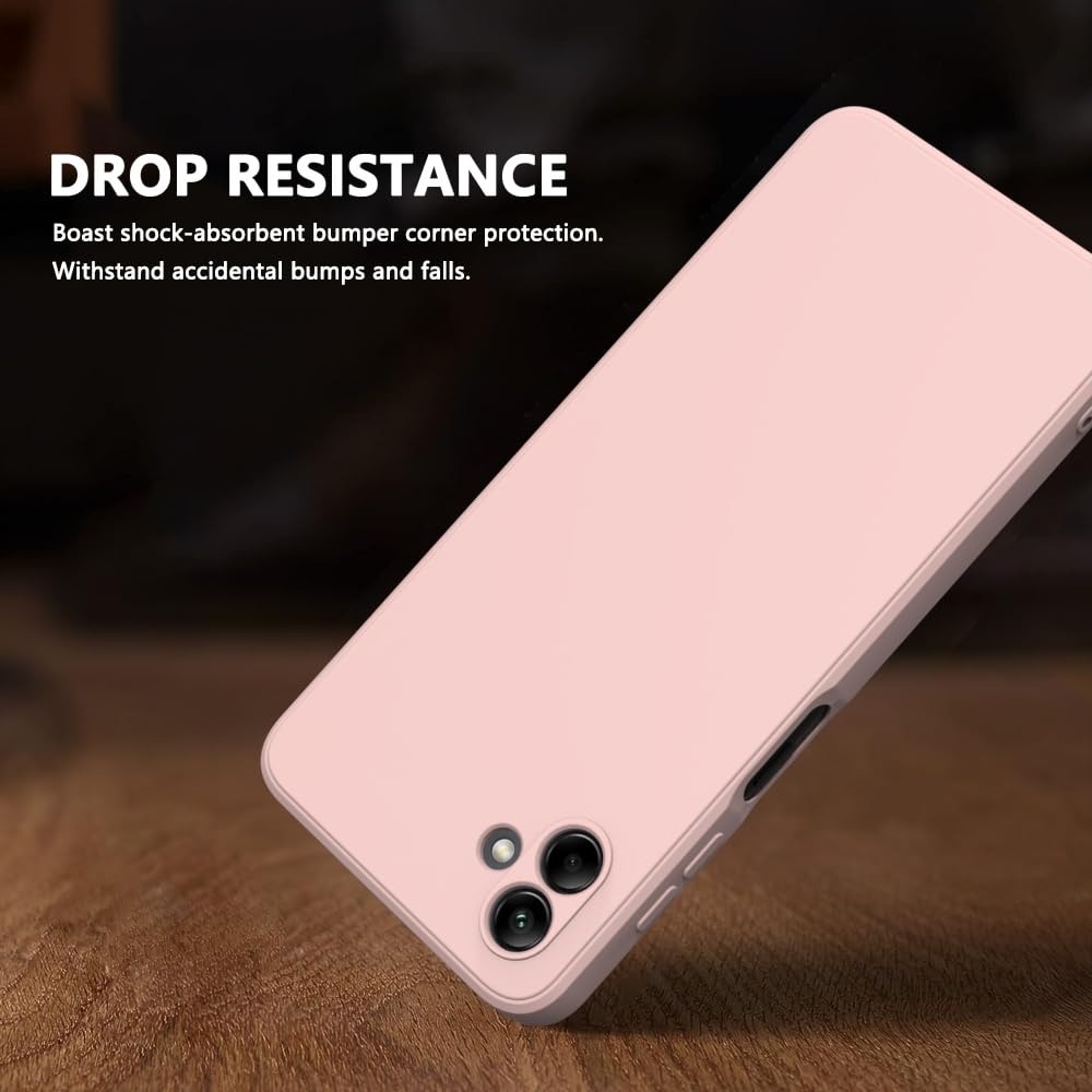 Wogroo For Samsung Galaxy A04 Case Pink, Scratch Resistant With Soft Touch, Slim Thin Phone Cover For Samsung Galaxy A04