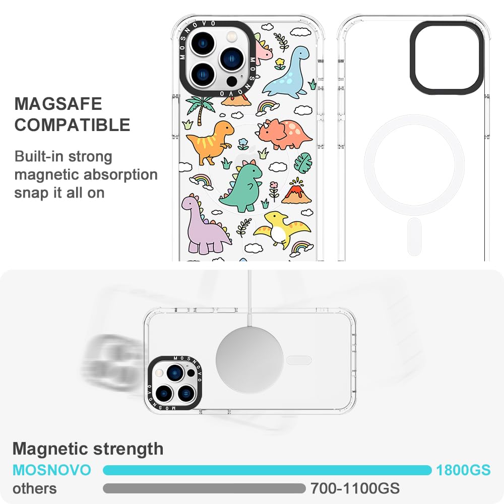 Mosnovo Compatible With Magsafe Designed For Iphone 13 Pro Case, [Buffertech 6.6 Ft Drop Impact] Shockproof Tpu Protective Bumpe