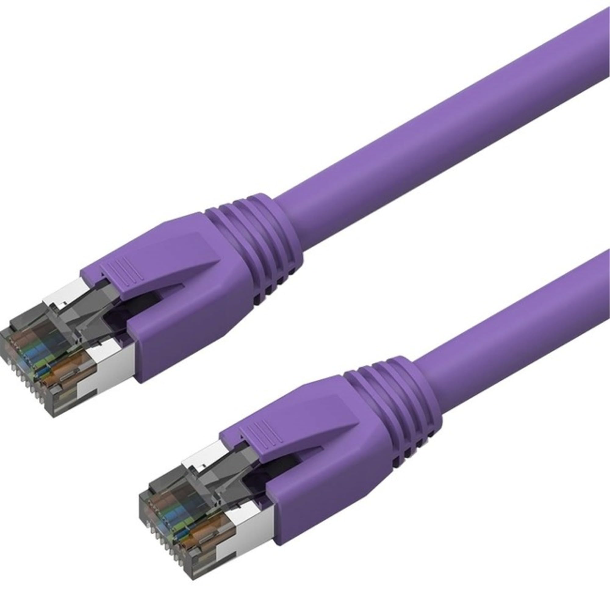 Axiom 15Ft Cat8 Shielded Cable Purple