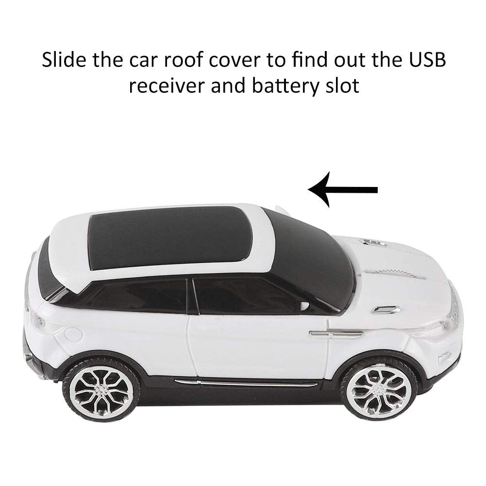 Chuyi Cool Suv Car Shaped Wireless Mouse 1600 Dpi Optical Cordless Mice With Usb Receiver For Office School Travel For Pc Comput