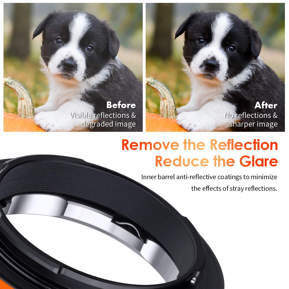 K&F Concept Lens Mount Adapter Compatible For Leica M Lens To Alpha Nex E Mount Camera Body With Matting Varnish Design