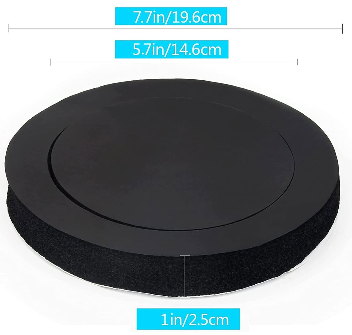 Hoedia 6.5'' Foam Speaker Enhancer System Sponge Kit For Universal Drivers,Self Adhesive Car Door Speaker Foam Rings Enhancer So