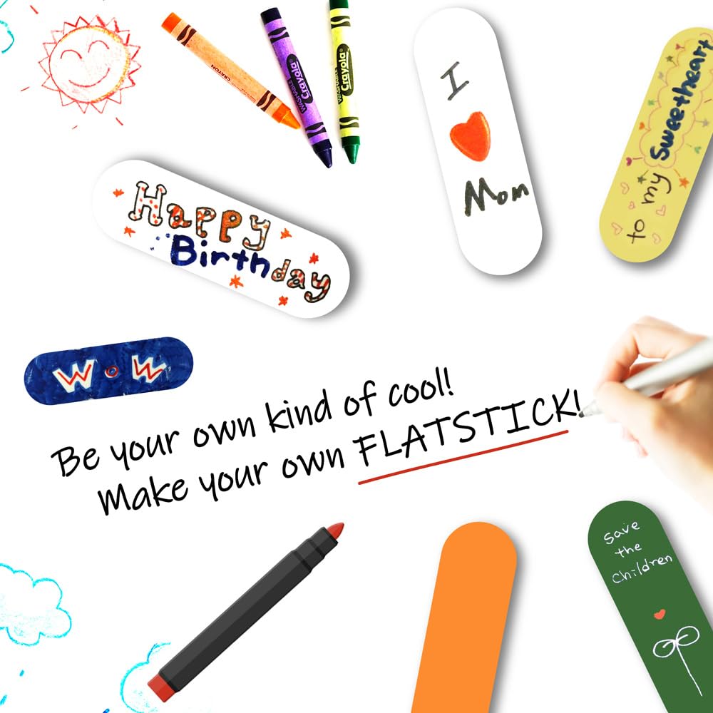 Momostick Premium Flatstick Collection, Slim Phone Grip And Stand, Adjustable Finger Loop Holder For All Smartphones, Universal