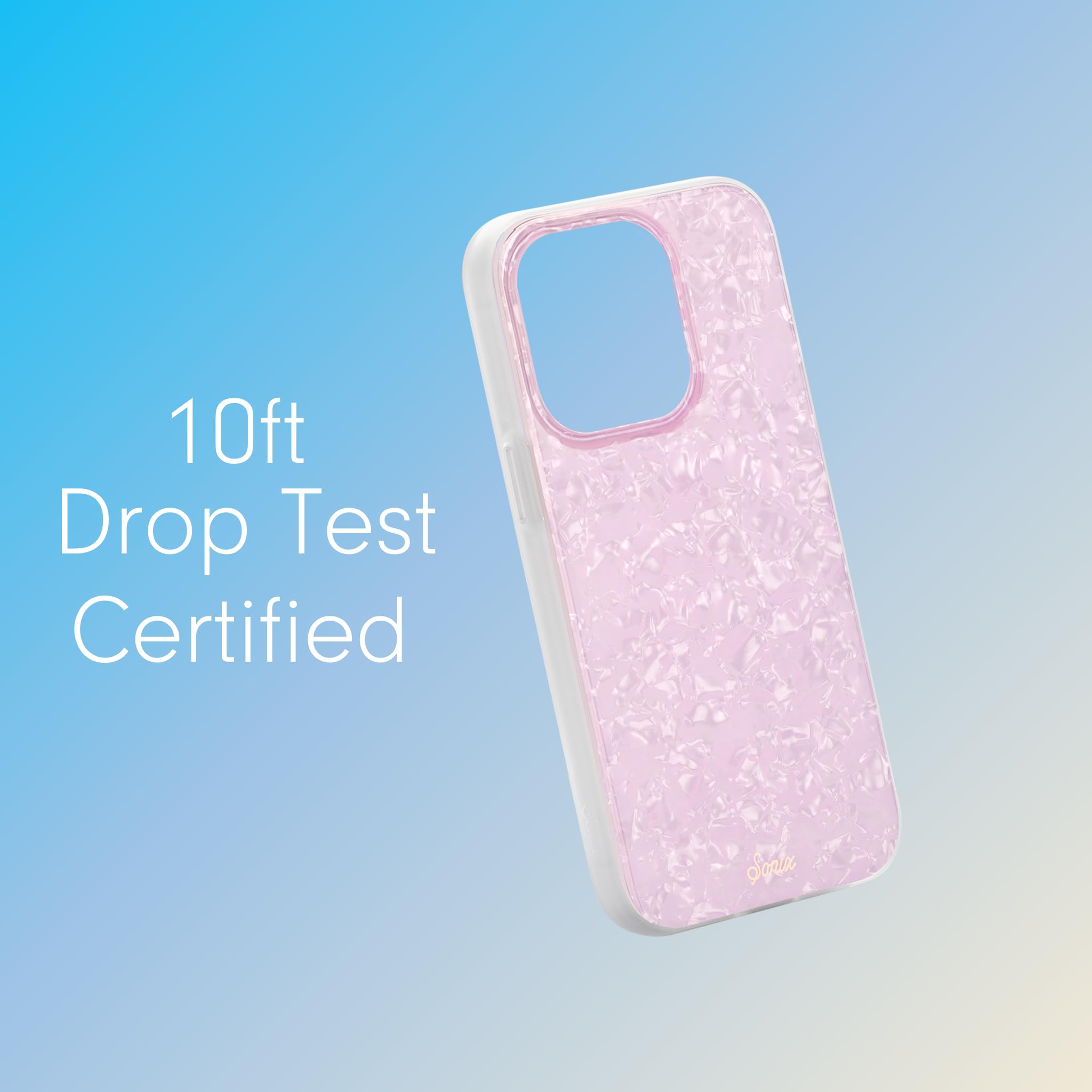 Sonix Case For Iphone 15 Pro Max | Compatible With Magsafe | 10Ft Drop Tested | Pink Pearl Tort