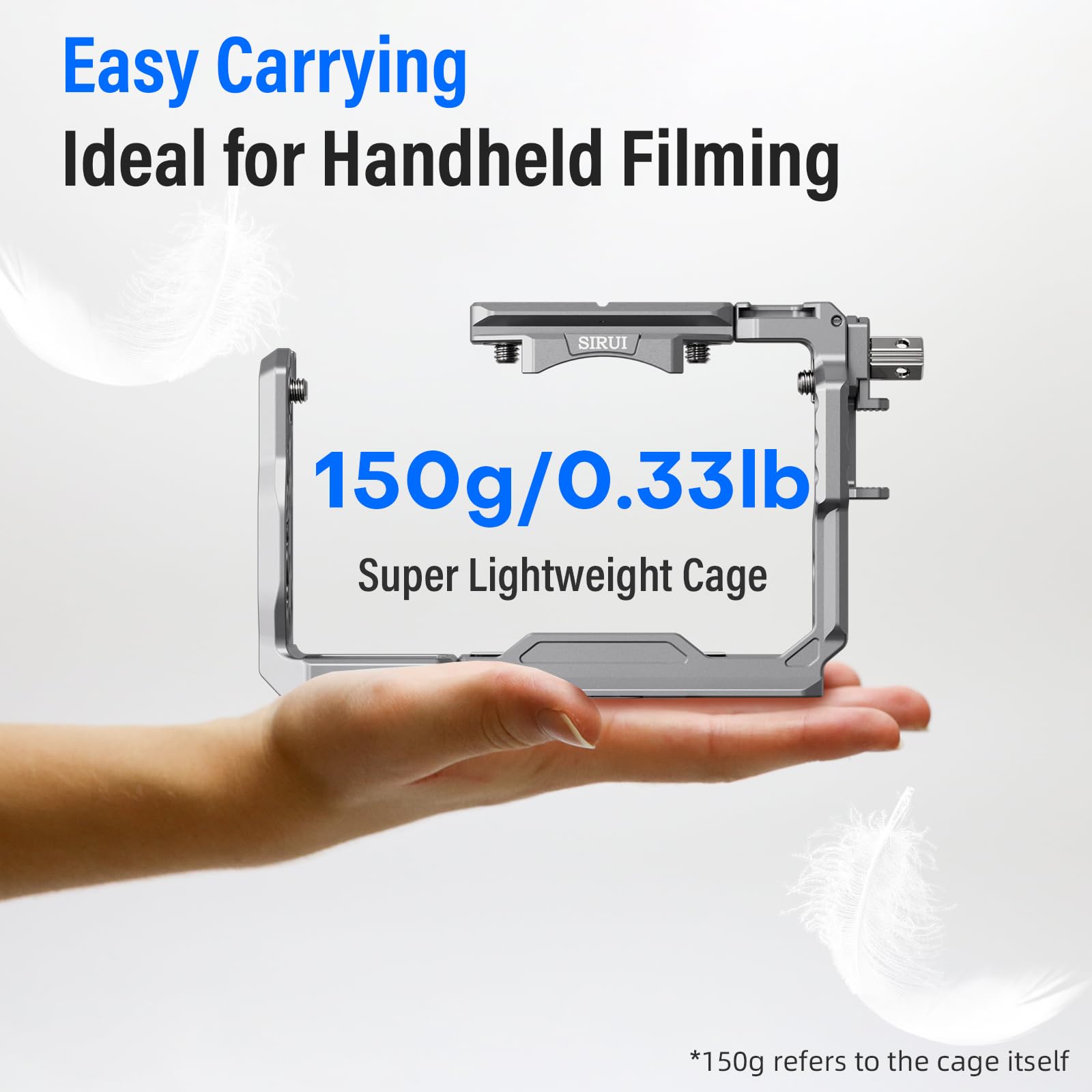 Sirui Camera Cage Kit For Sony Fx 3 Fx30 With Top Handle Wrist Strap Cable Clamp For Hdmi Nato Rail, Qr Plate For Arca Swiss, Mo