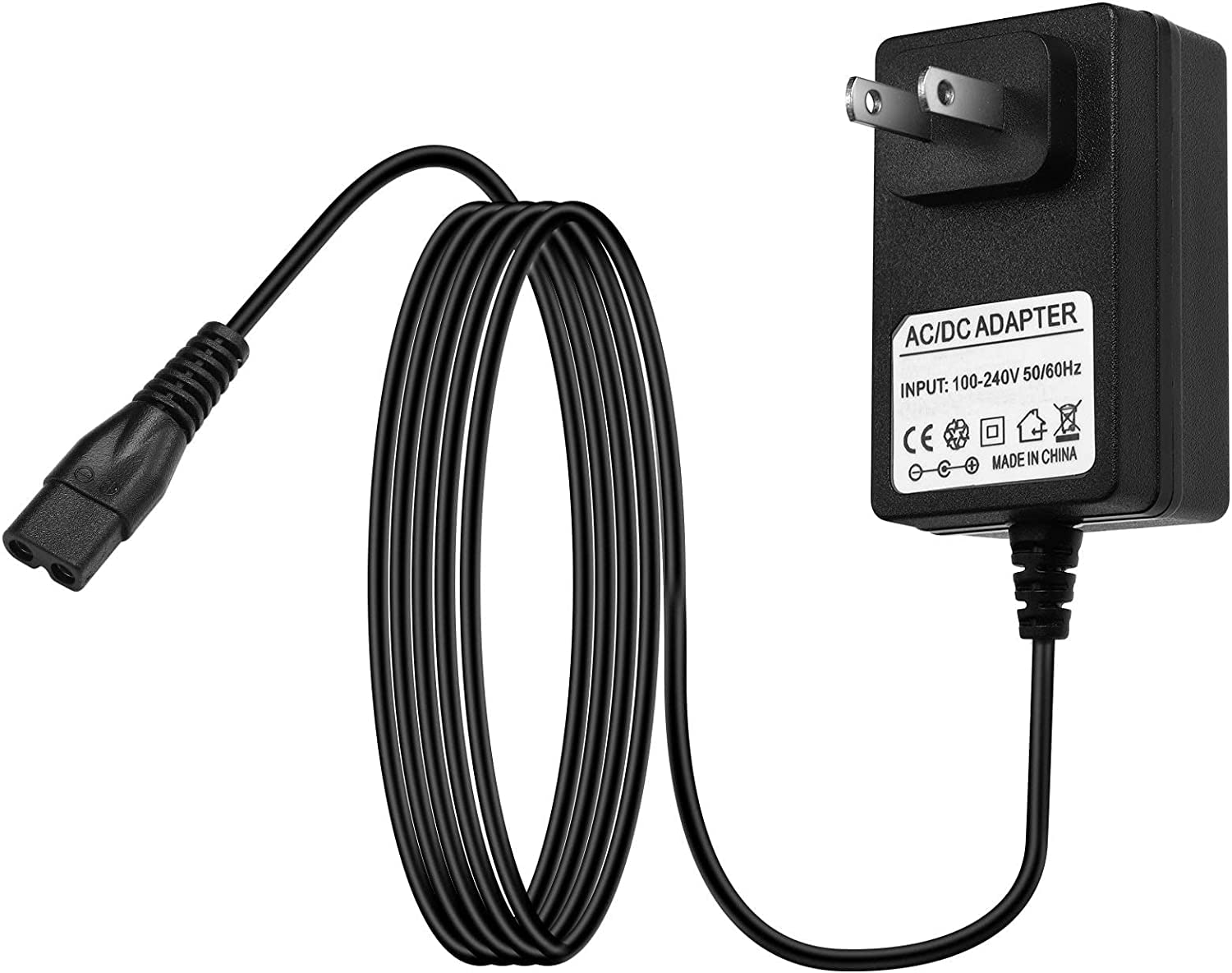 Replacement Labigo Electric Spin Scrubber Charger Power Cord Compatible With Labigo La1 Pro / La3 Pro Charging Cord Ac Adapter