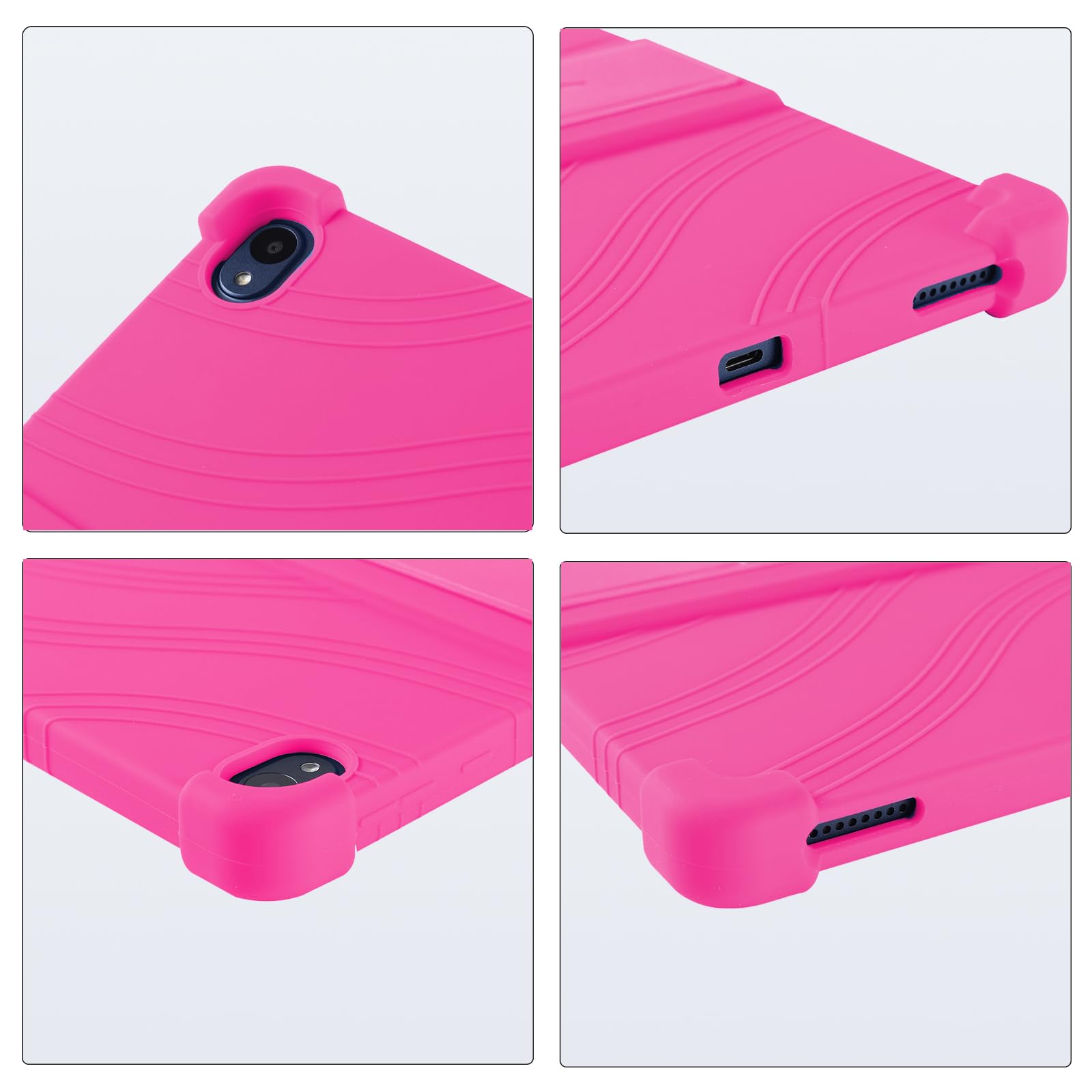 Atooz For Walmart Onn 10.1 Inch Tablet Case 2024 (Model:100135925),Soft Silicone Case For Onn 10.1 Gen 4 Tablet With Stand Onn G