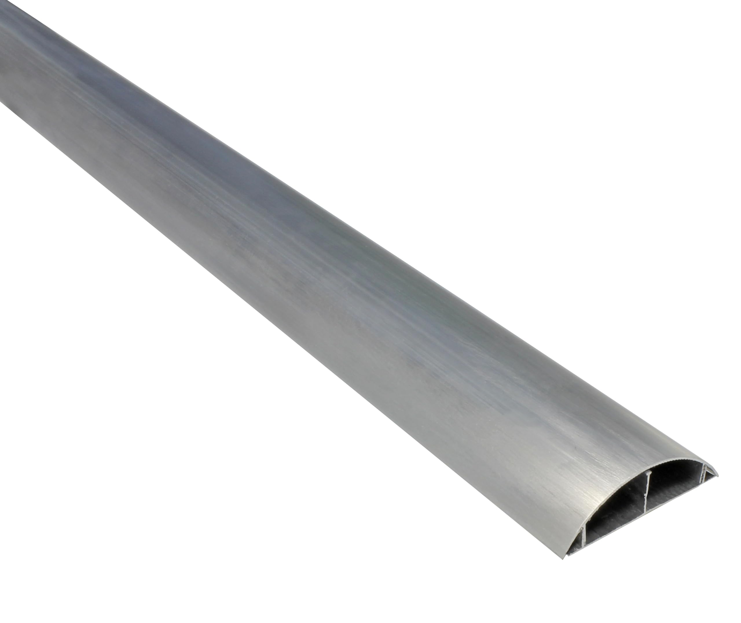 Electriduct Metal Cable Shield Cord Cover Outdoor Aluminum Raceway 58 Inch - 1.5 W x 0.56 H Dual Channel - CSX-MET-4 (2 Pack)