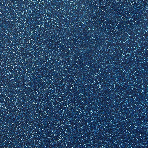 Siser Glitter Htv 20 X 12 Sheet   Iron On Heat Transfer Vinyl (True Blue)