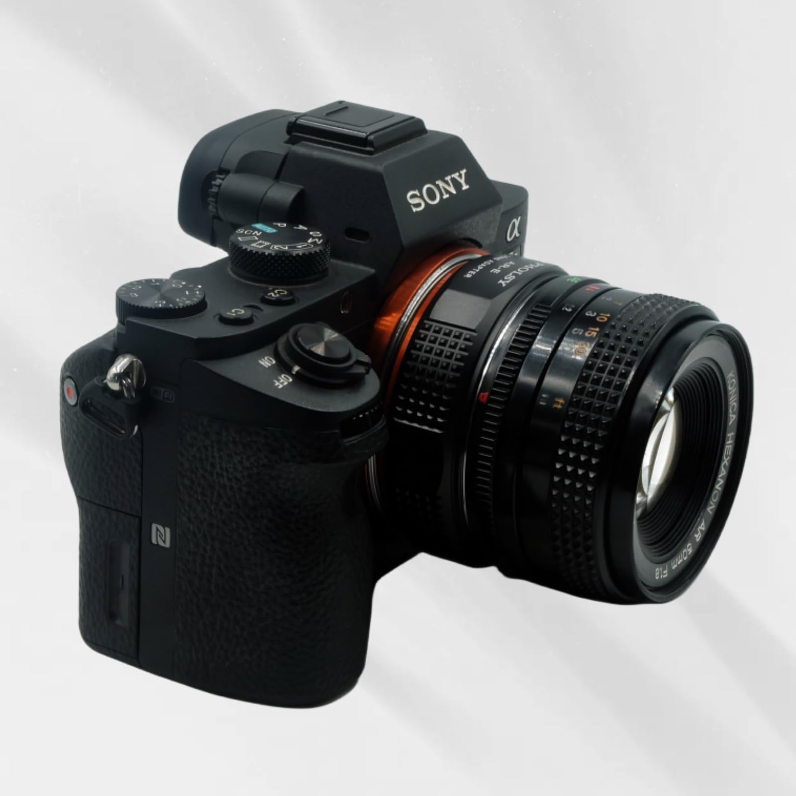 Pholsy Lens Mount Adapter Compatible With Konica Ar Lens To E Mount Camera Body Compatible With Sony A1 A9Ii A7S Iii/Ii A7R V/Iv
